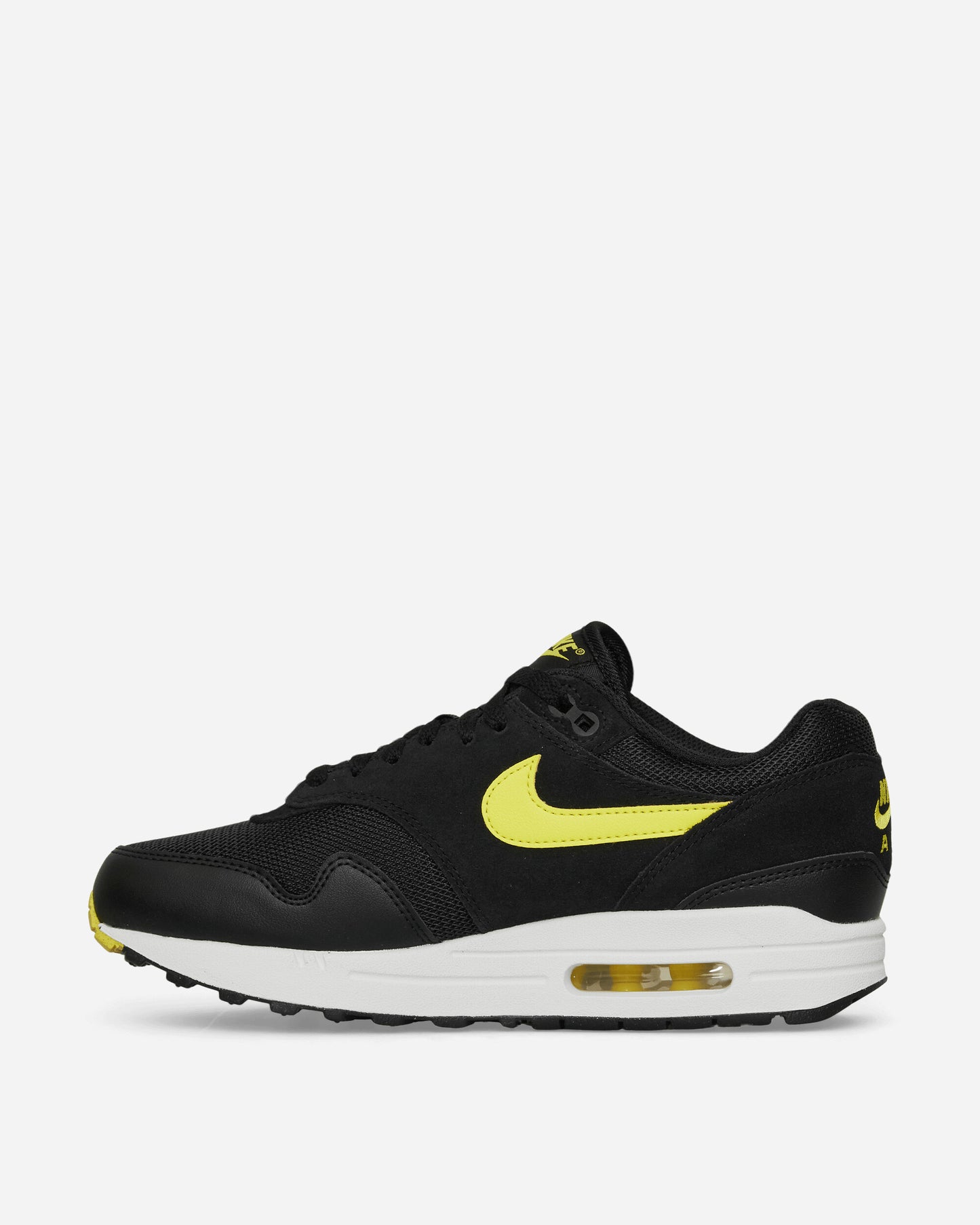 Nike Nike Air Max 1 Ess Black/Opti Yellow Sneakers Mid FZ5808-005