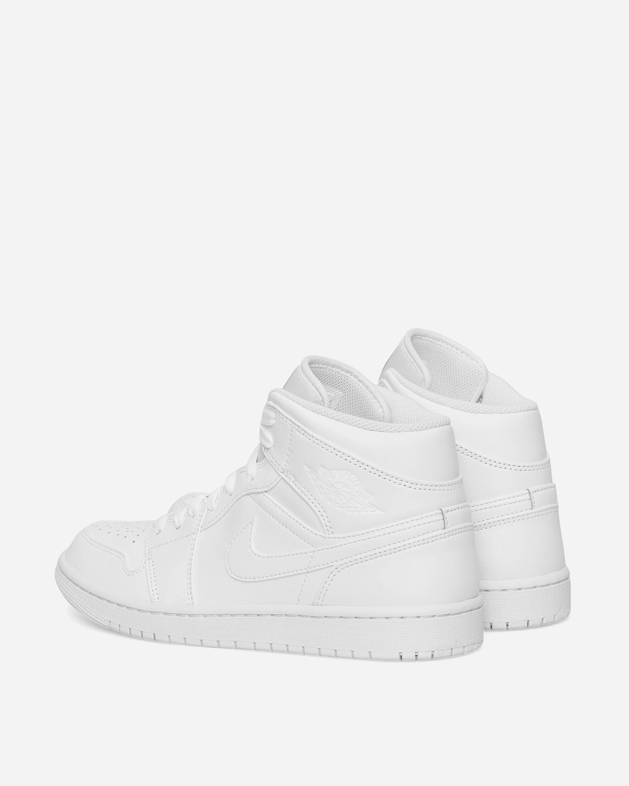 Nike Jordan Air Jordan 1 Mid White/White Sneakers Mid 554724-136