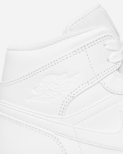 Nike Jordan Air Jordan 1 Mid White/White Sneakers Mid 554724-136