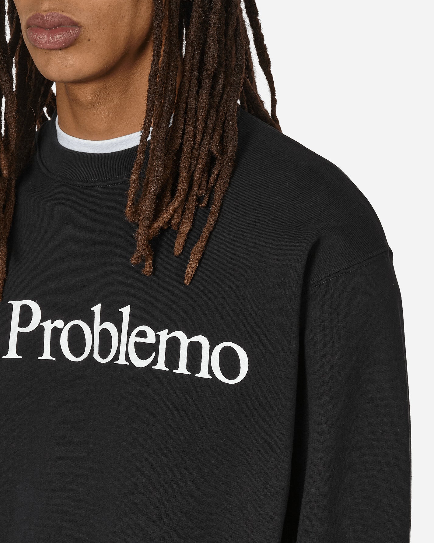 No Problemo No Problemo Sweatshirt Black Sweatshirts Crewneck NPAR20002 BLACK