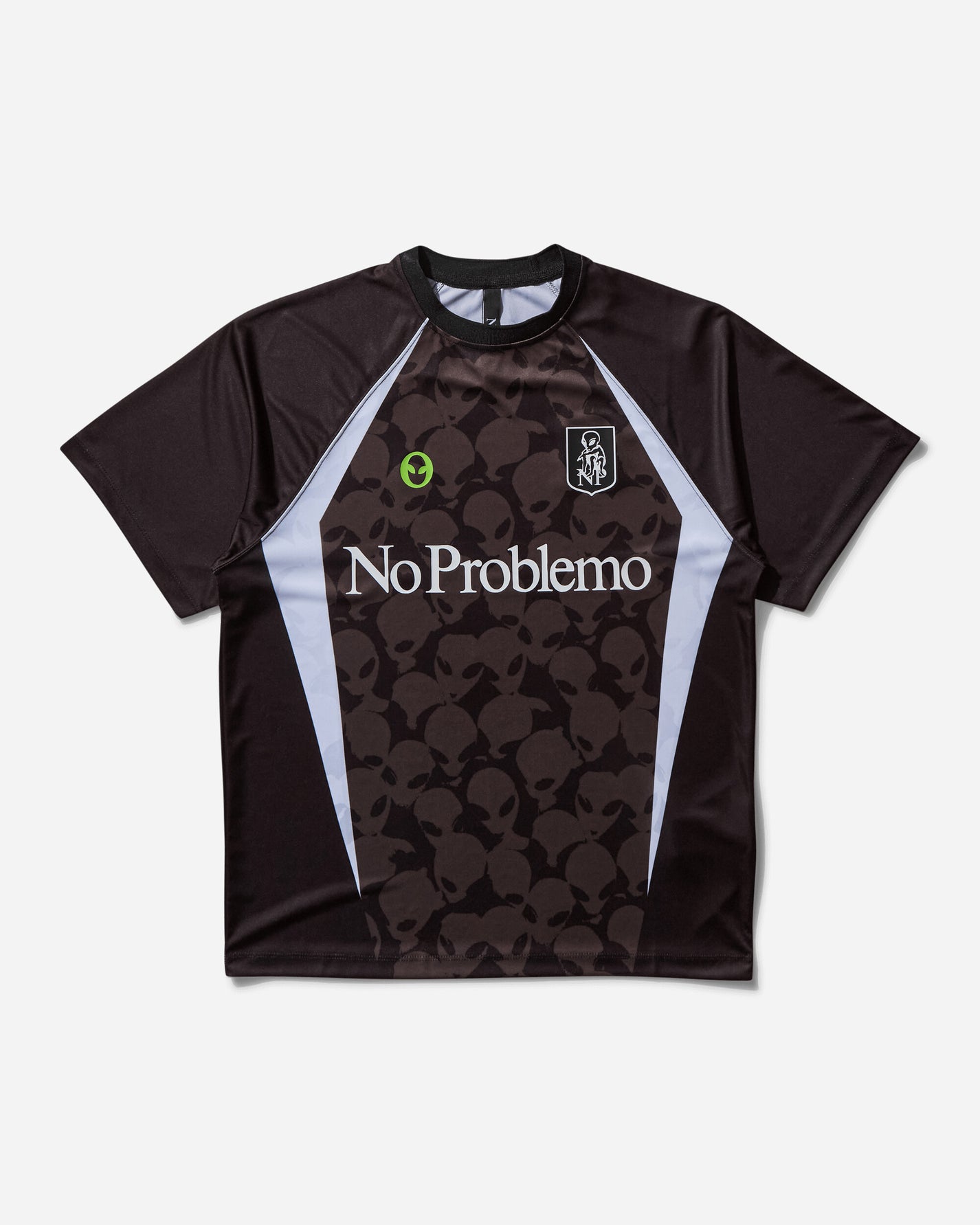 No Problemo Area 51 Football Shirt Black T-Shirts Top NP4020103 BLK