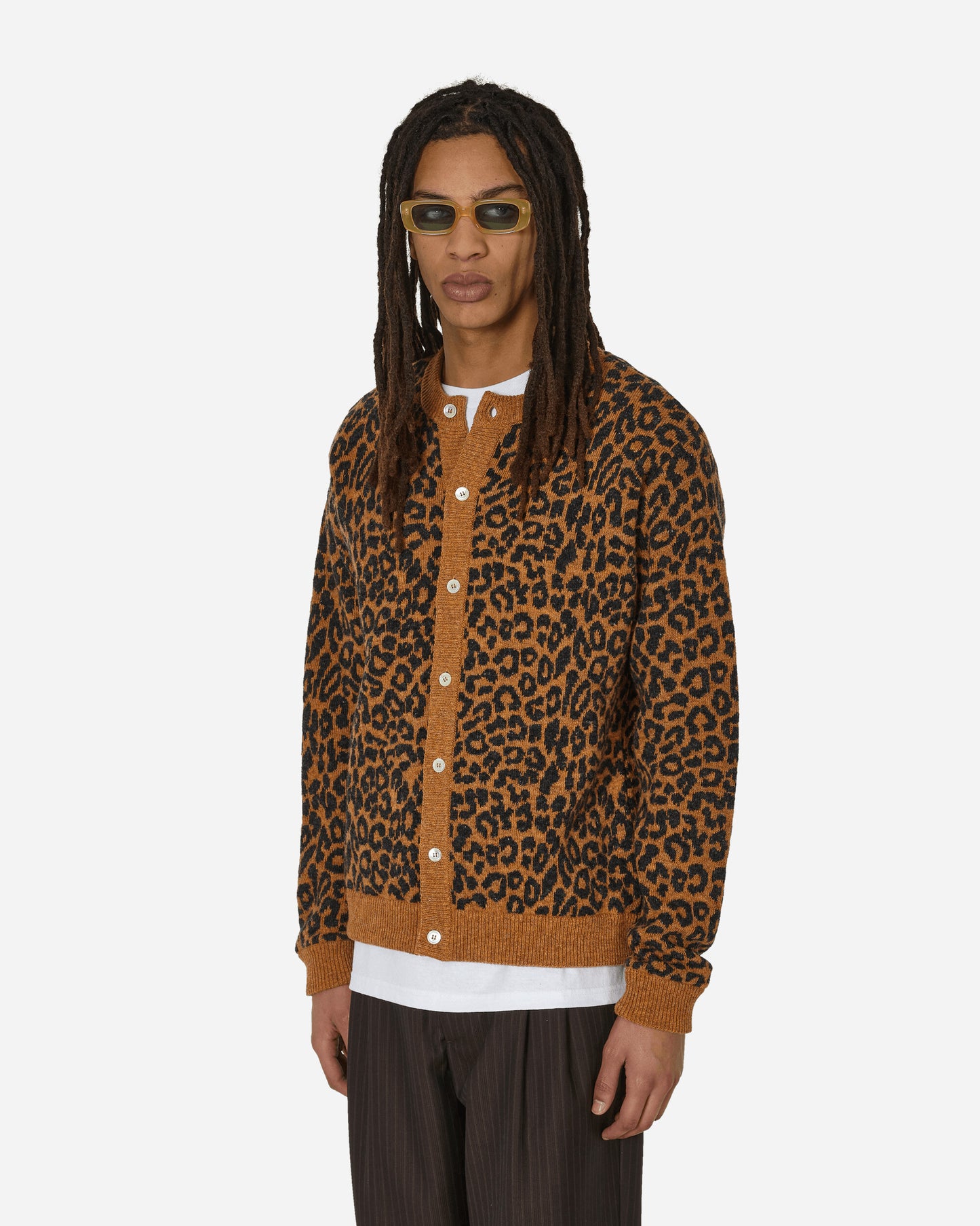 Noah Leopard Cardigan Sweater Leopard Knitwears Cardigans SW064SS24 LPD