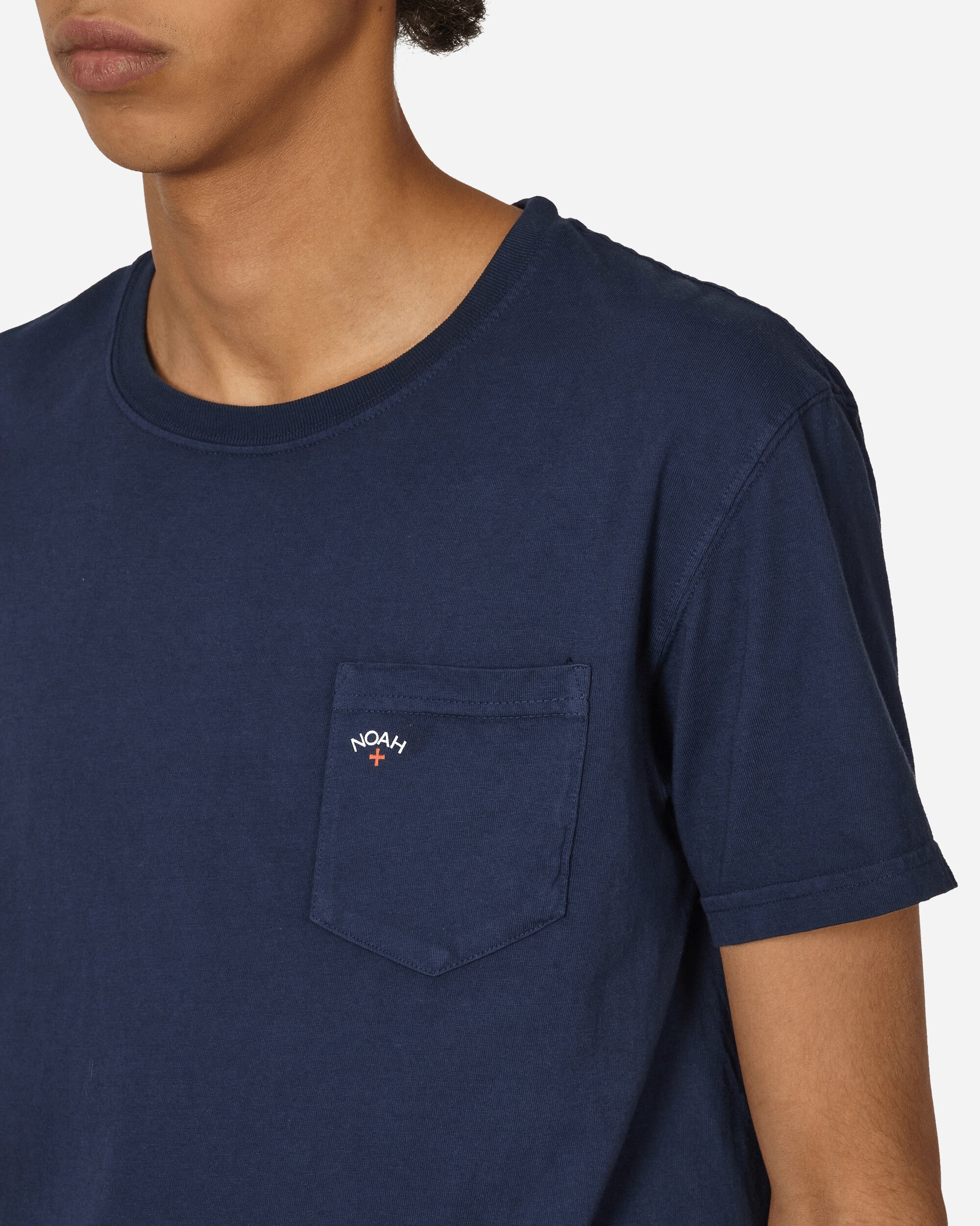 Noah Core Logo Pocket Tee Navy T-Shirts Shortsleeve PT1NOAH NVY