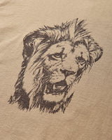 Noah Lion Head Tee Sand T-Shirts Shortsleeve T252SS25 SND