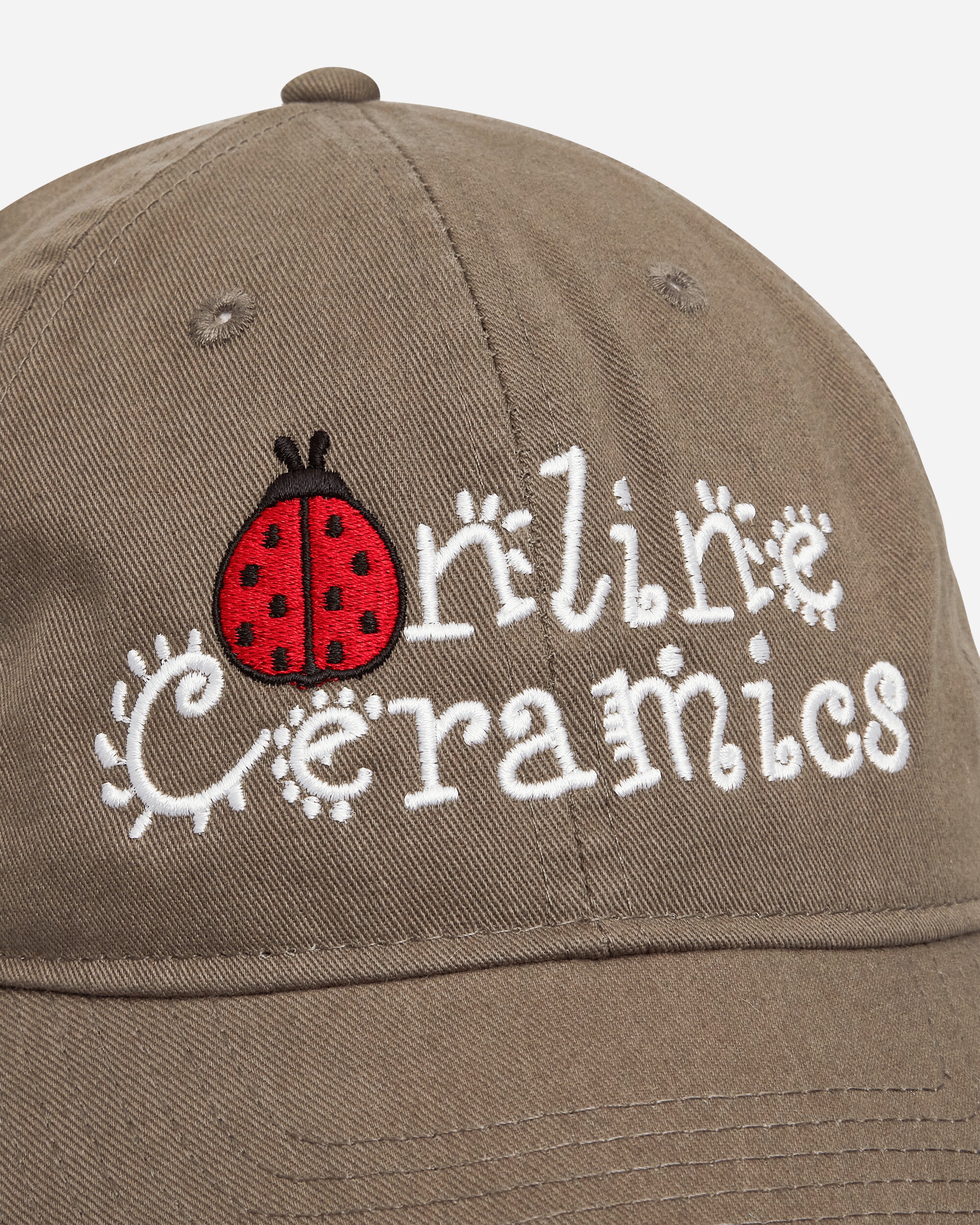 Online Ceramics Lady Bug Logo Green Hat Green Hats Caps LADYBUGHAT GREEN