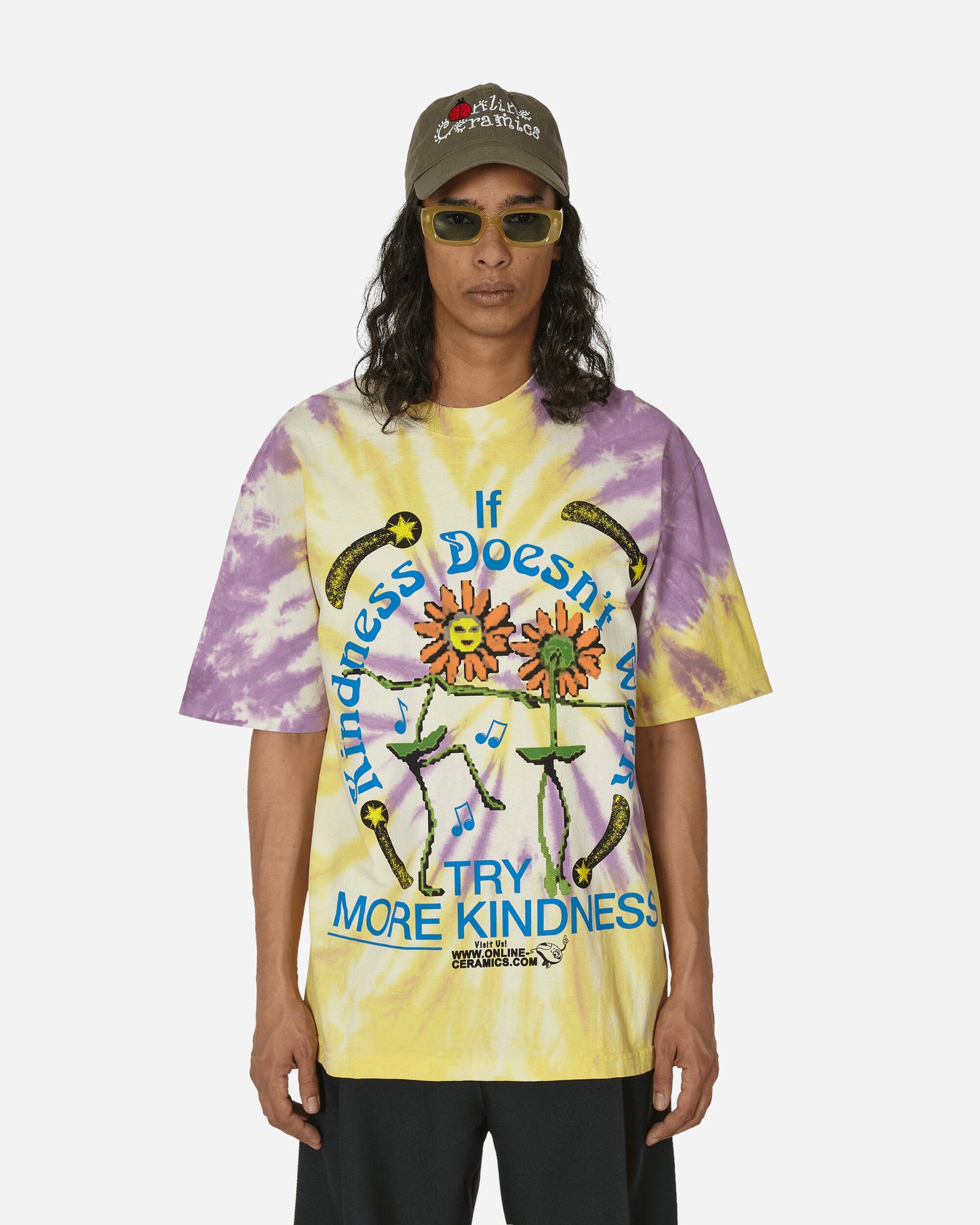 Online Ceramics Try More Kindness Tie-Dye Ss Tee Tie Dye T-Shirts Shortsleeve KINDNESSTEE TIEDYE