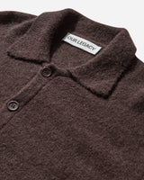 Our Legacy Evening Polo Brown Knitwears Cardigans M4243ES SB