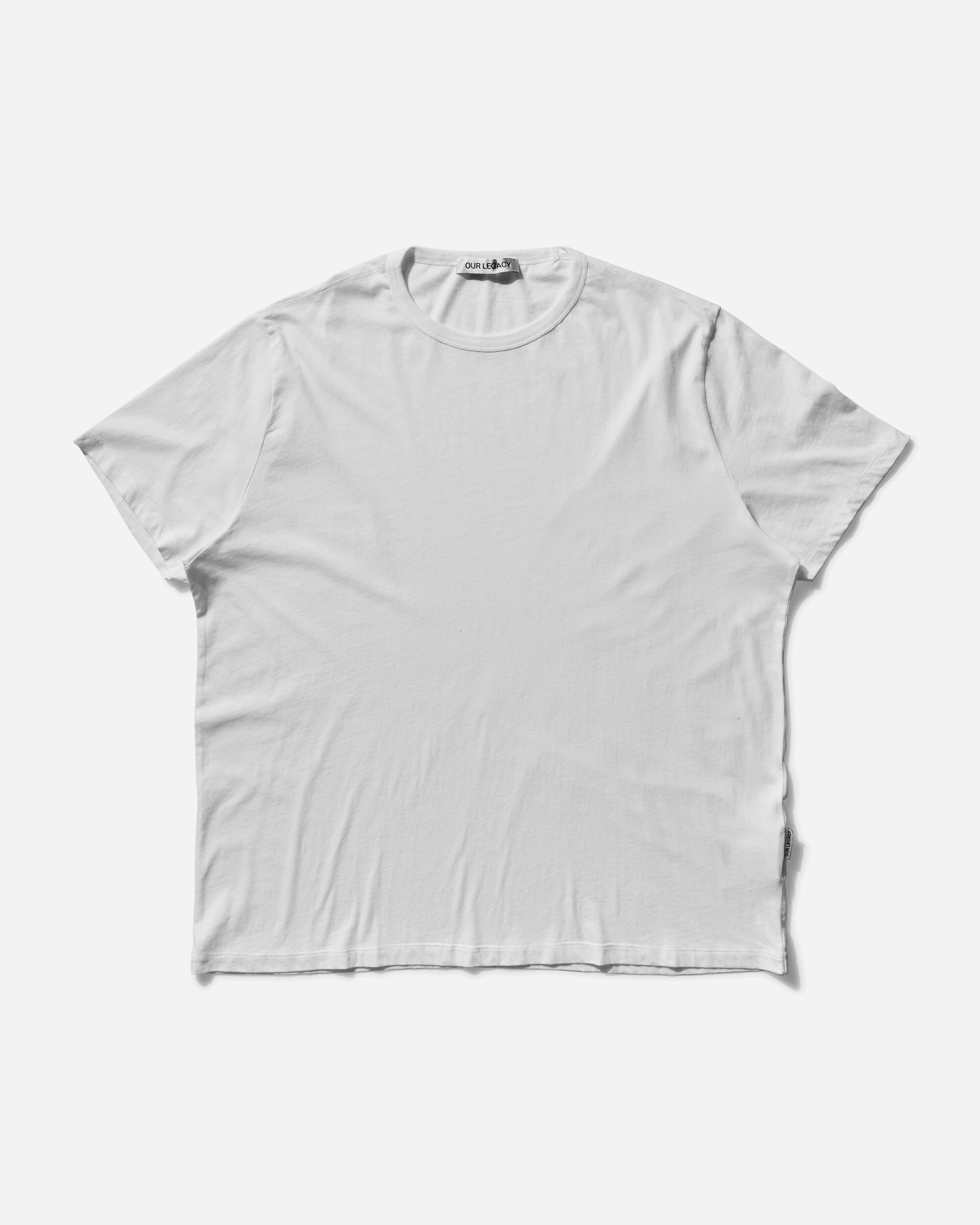 Our Legacy New Box White Clean T-Shirts Shortsleeve M2206NW 001