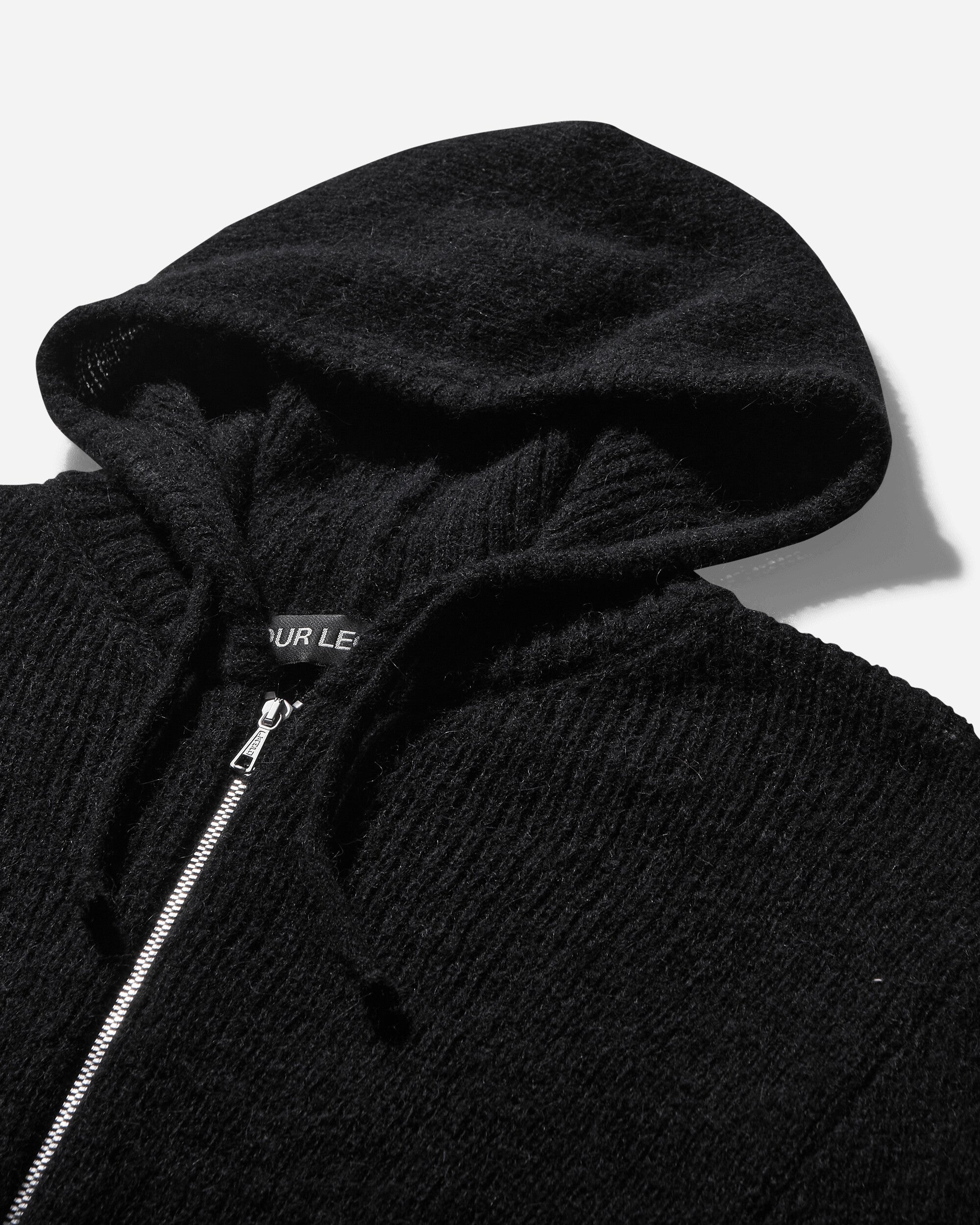 Our Legacy Compact Hood Black Sweatshirts Zip-Ups W4243CB BL