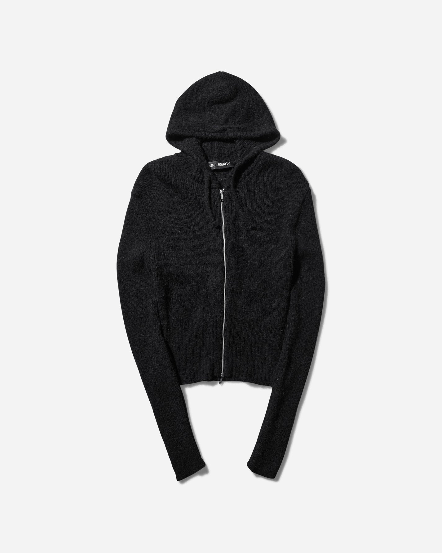 Our Legacy Compact Hood Black Sweatshirts Zip-Ups W4243CB BL