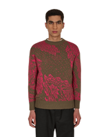 Paria Farzaneh Chocolate Multi Knitwears Sweaters PFK0009 001