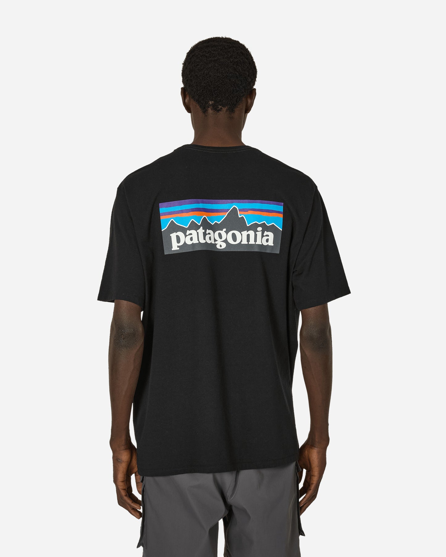 Patagonia M'S P-6 Logo Responsibili-Tee Black T-Shirts Shortsleeve 38504 BLK