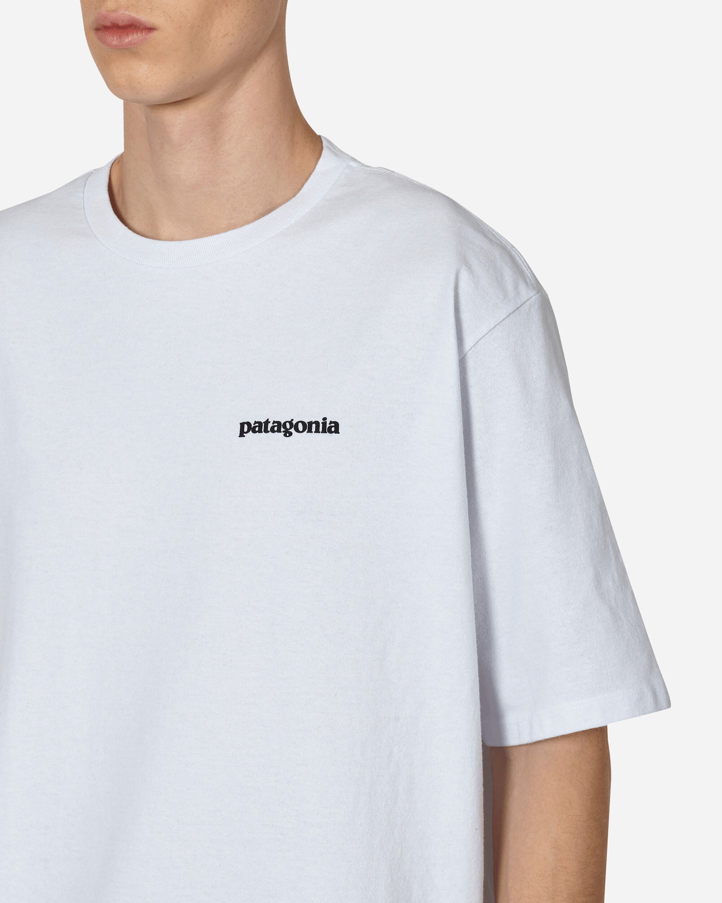 Patagonia M'S P-6 Logo Responsibili-Tee White T-Shirts Shortsleeve 38504 WHI