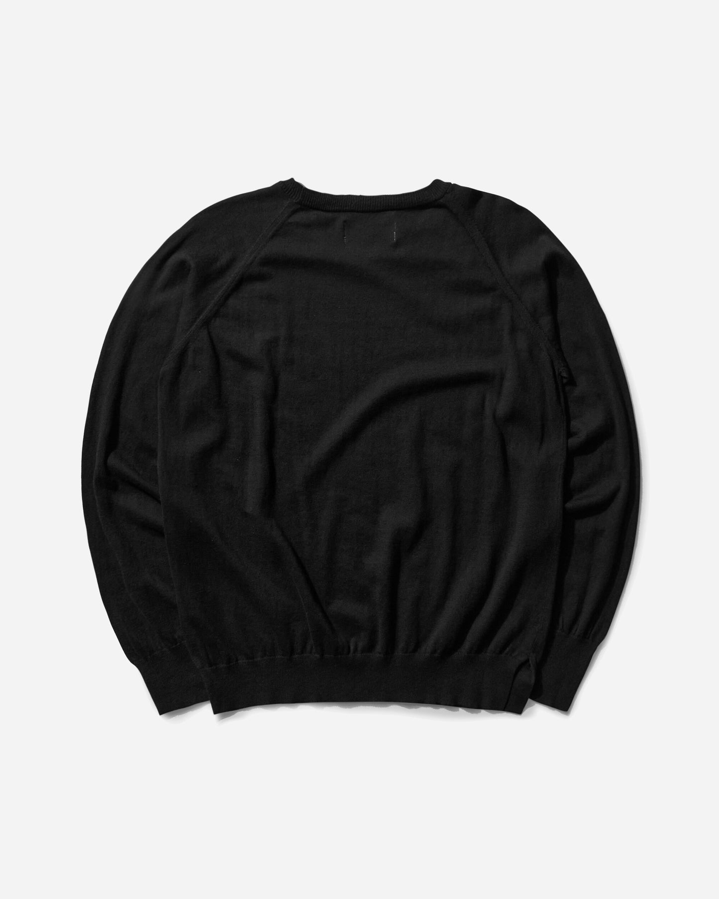 Peel & Lift Peel & Lift  X Slam Jam Damaged Jumper Black Knitwears Sweaters PL23-K003 001