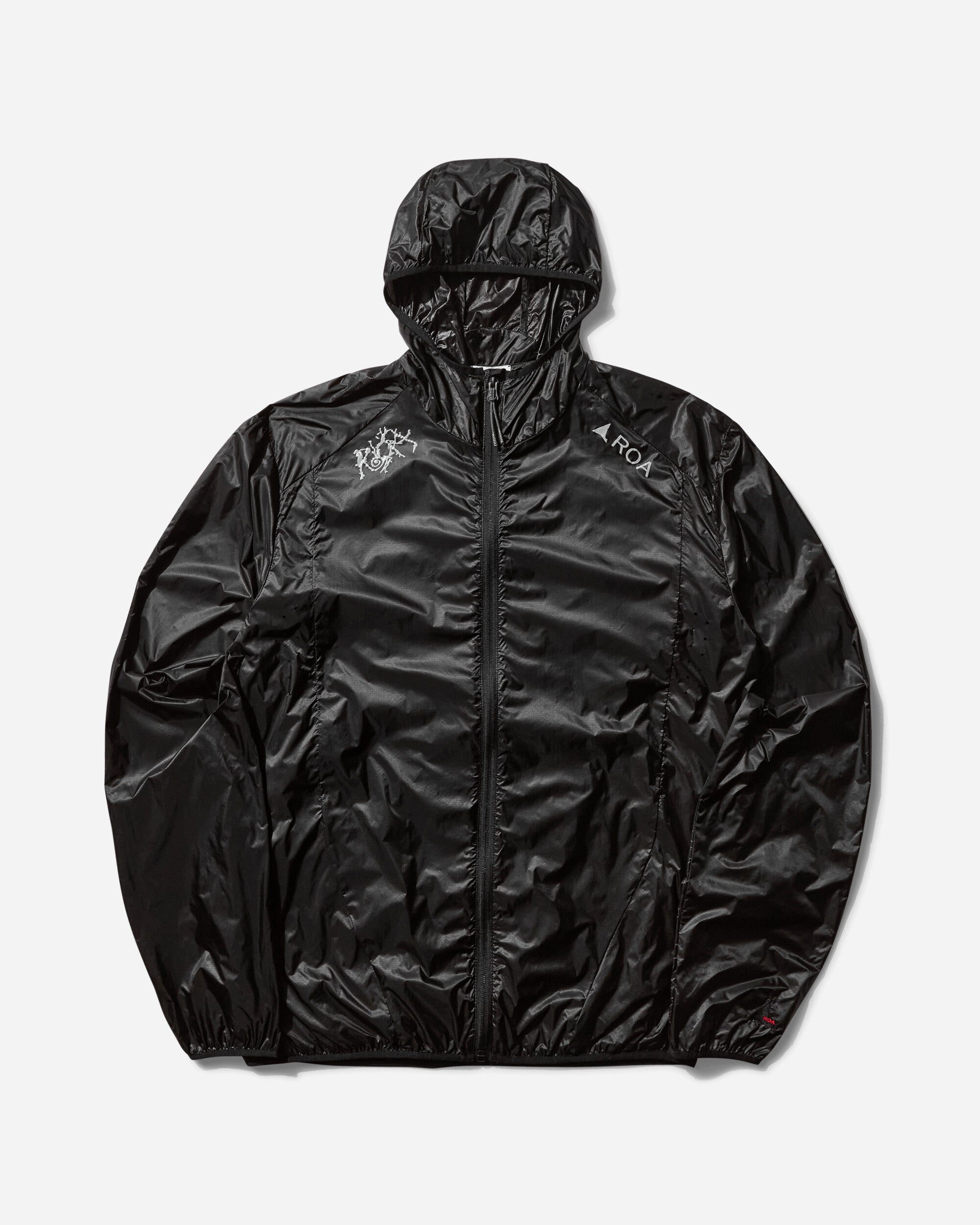 ROA Nightfall Packable Wind Jacket Black Coats and Jackets Down Jackets OBMW004FA02 BLK0001