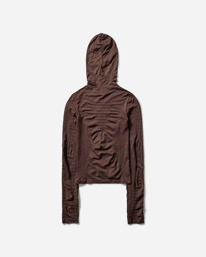 ROA Circular Hoodie Dark Brown Sweatshirts Hoodies RBWW012YA06 BRW0003