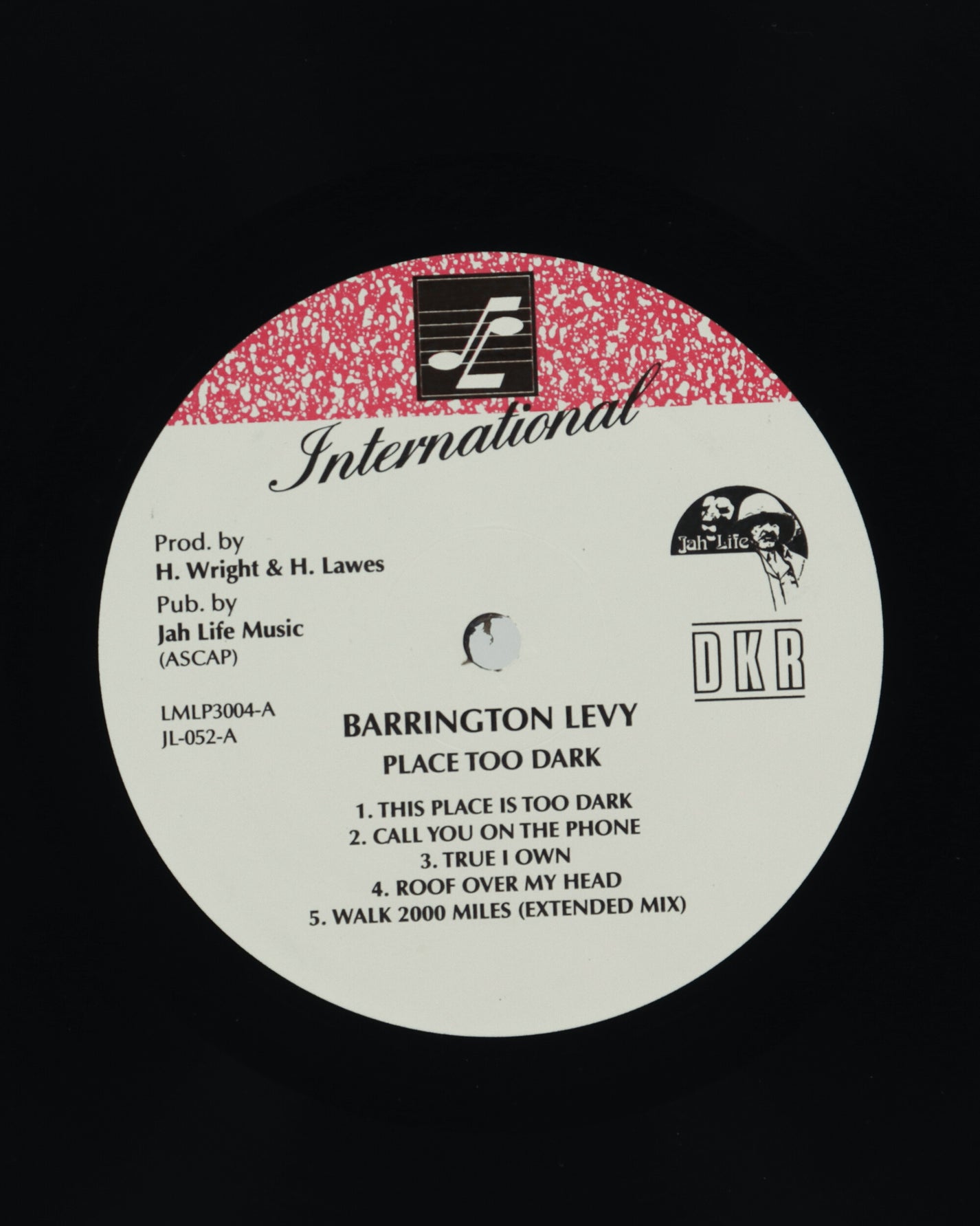 Rush Hour Barrington Levy - Place Too Dark Multicolor Music Vinyls JL052 1