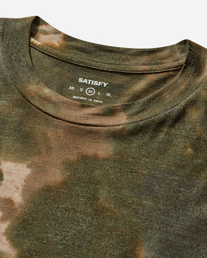 Satisfy Cloudmerino T‑Shirt Batik military olive T-Shirts Shortsleeve 11047 BMO