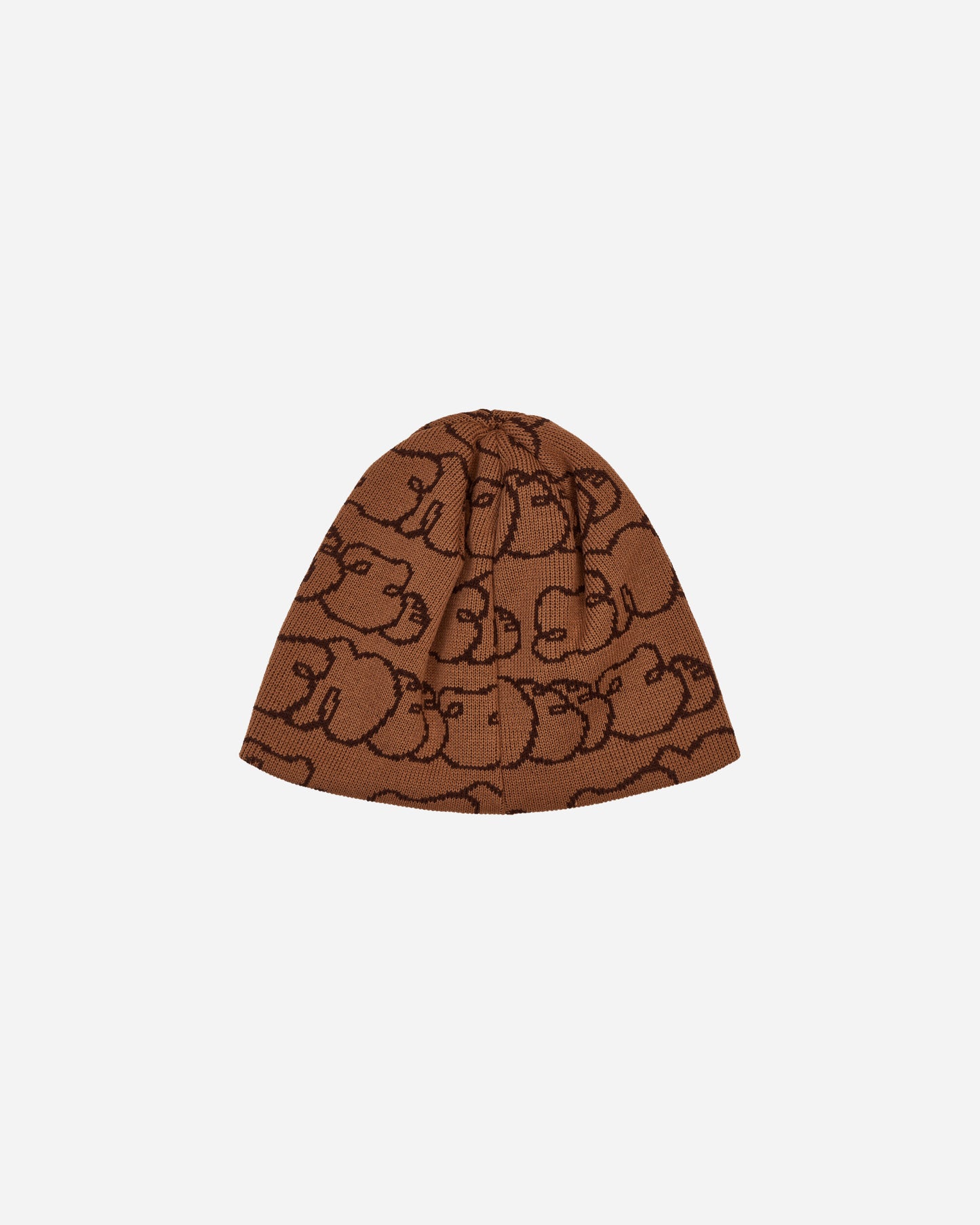 Sneeze Magazine Beanies Brown Hats Beanies SNEEZEBEANIES 001