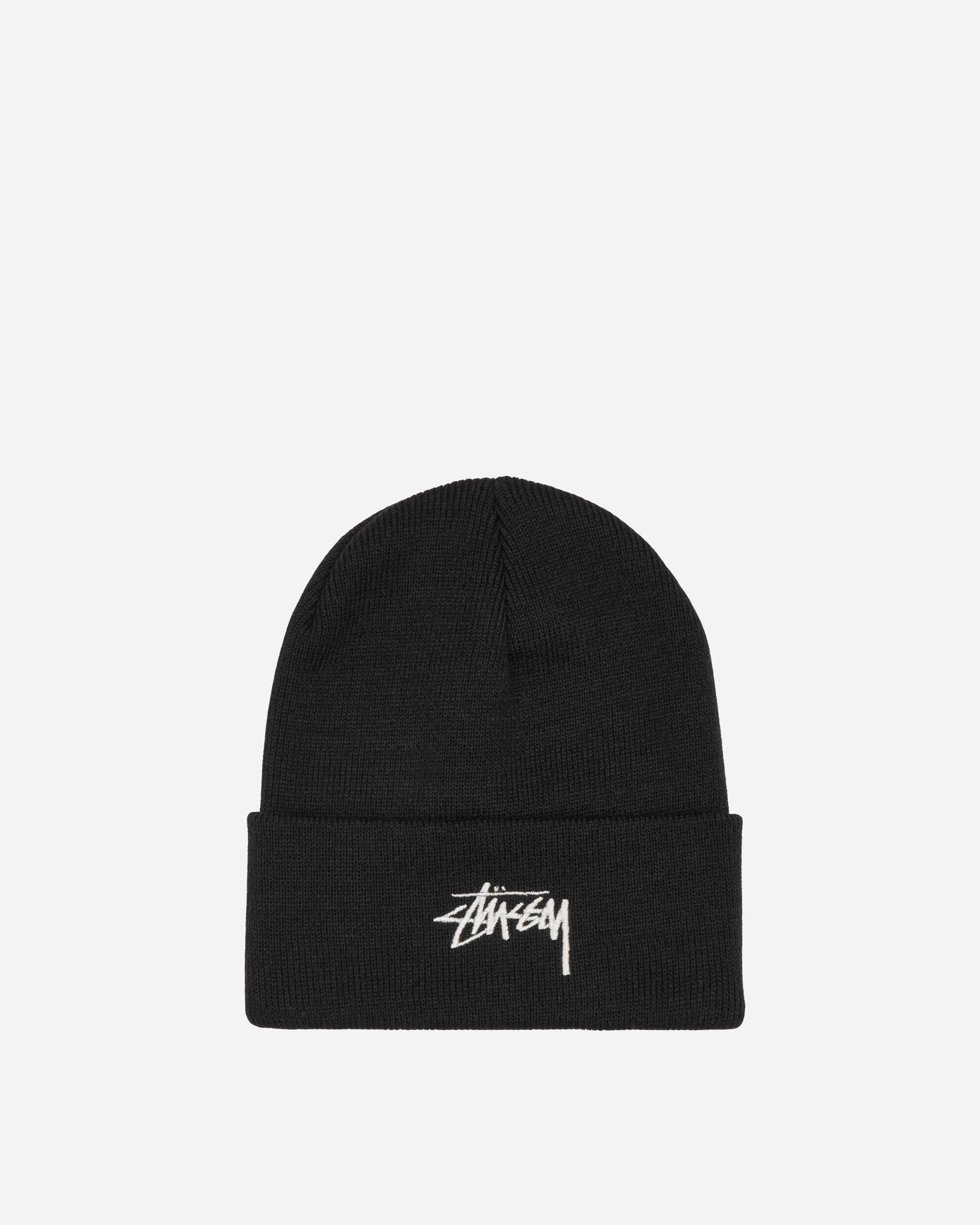 Stüssy Stock Cuff Beanie Black Hats Beanies 1321020 0001