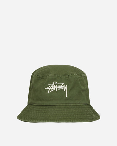 Stüssy Big Stock Bucket  Hat Olive Hats Bucket 1321182NEW OLIV