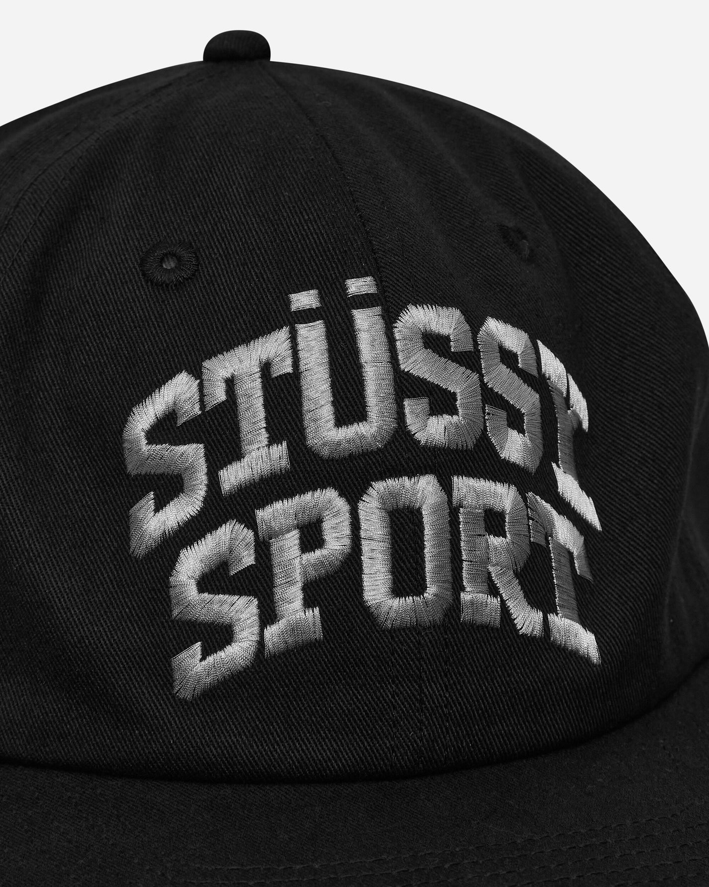 Stüssy Md Stussy Sport Cap Black/Metallic Hats Caps 1311158 0001