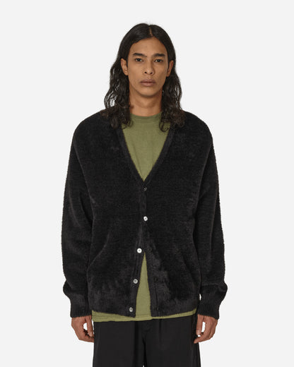 Stüssy Shaggy Cardigan Black Knitwears Cardigans 117094 0001