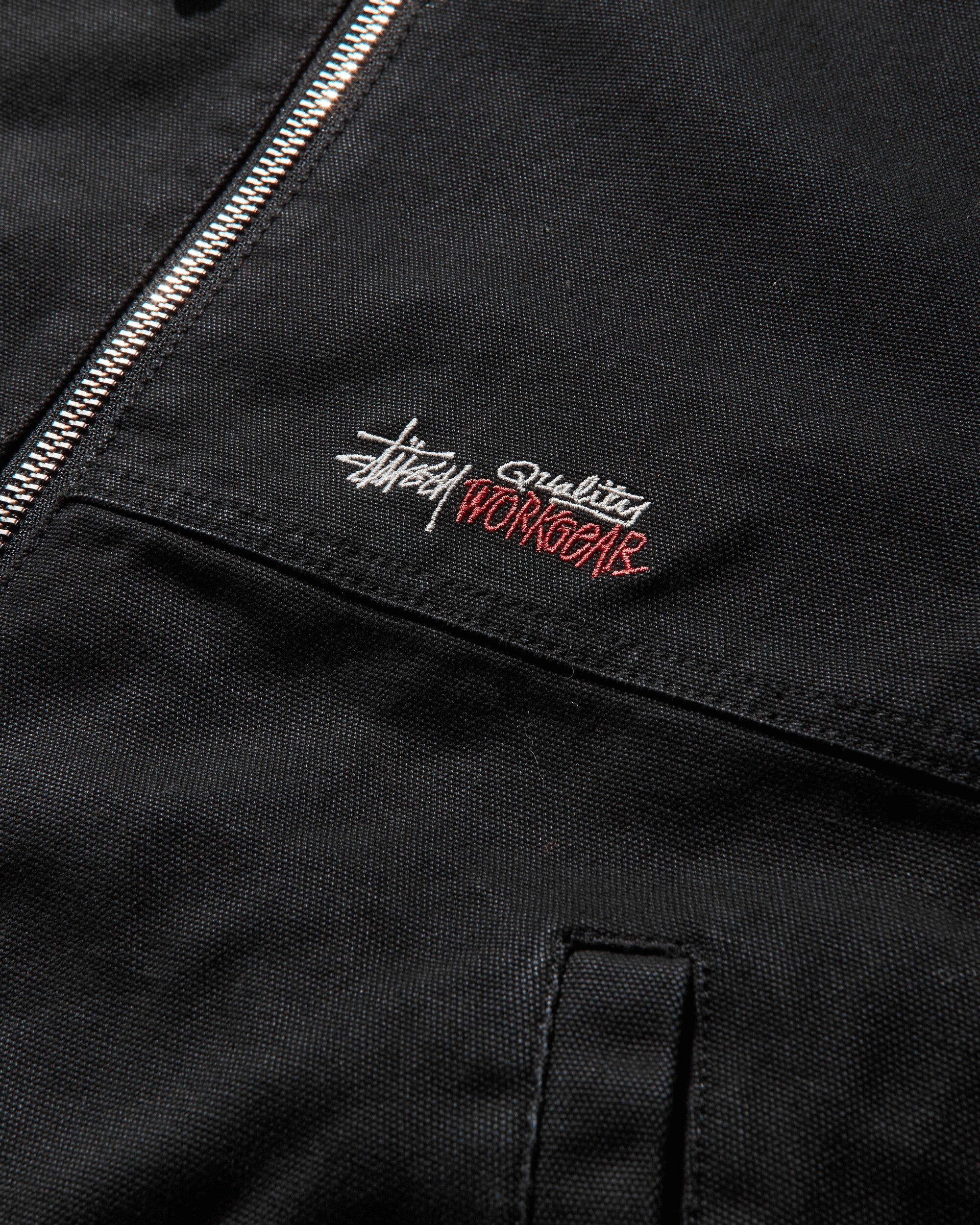 Stüssy Work Jacket Insulated Canvas Black Coats and Jackets Jackets 115716SJ 0001