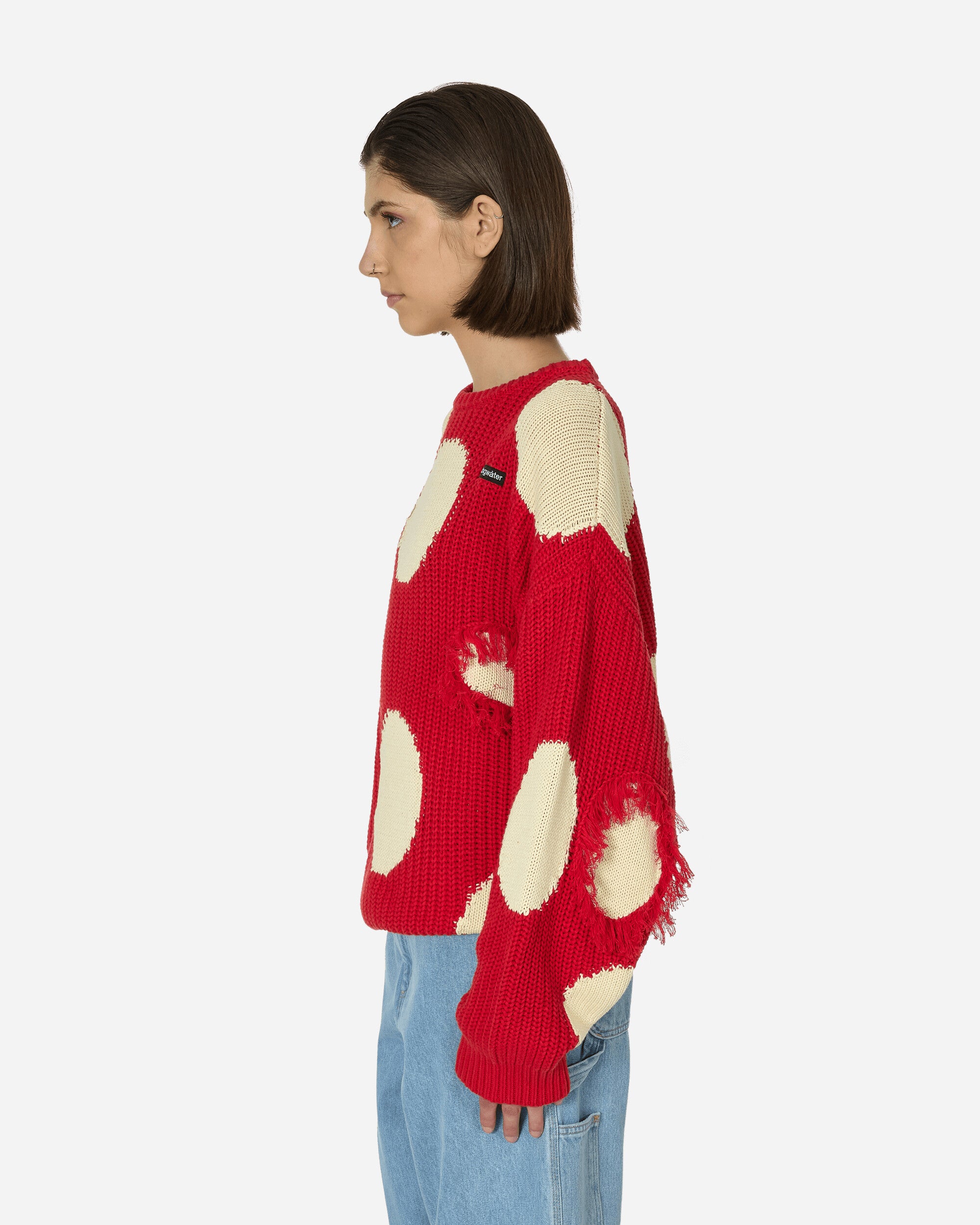 Stingwater Mashroom Knit Sweater Red Knitwears Sweaters MASHROOMKNIT RED