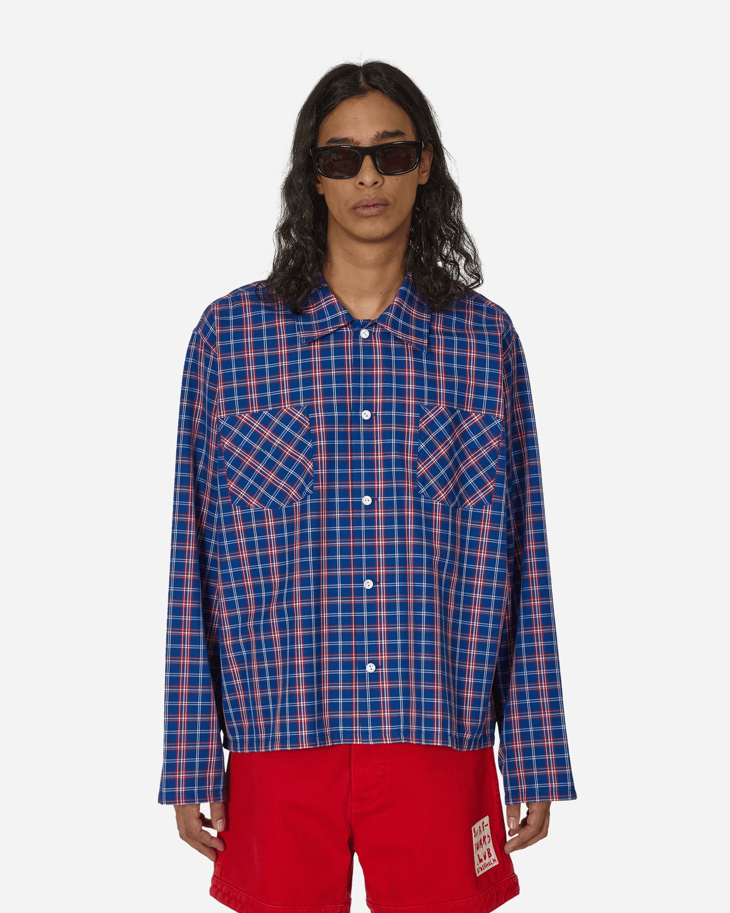 Stockholm (Surfboard) Club Club Overshirt Blue Check Shirts Overshirt U4000008 1