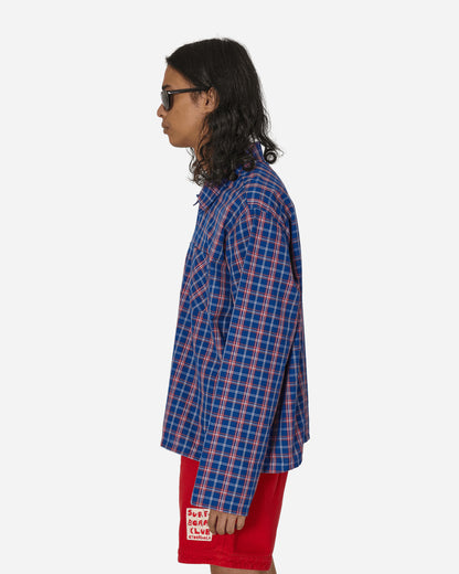 Stockholm (Surfboard) Club Club Overshirt Blue Check Shirts Overshirt U4000008 1