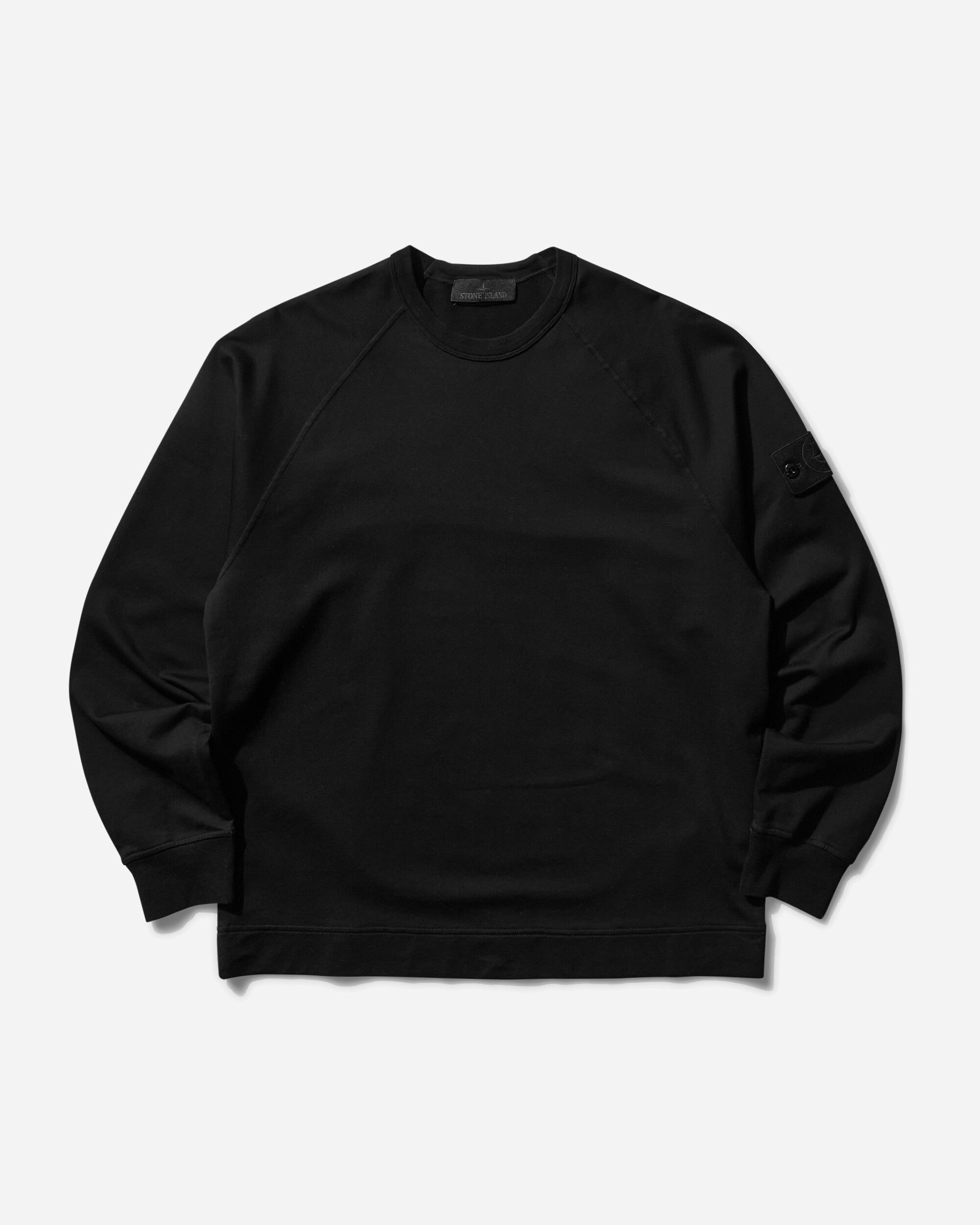 Stone Island Sweatshirt Black Sweatshirts Crewneck K1S15-6100011-S00F3 V0029