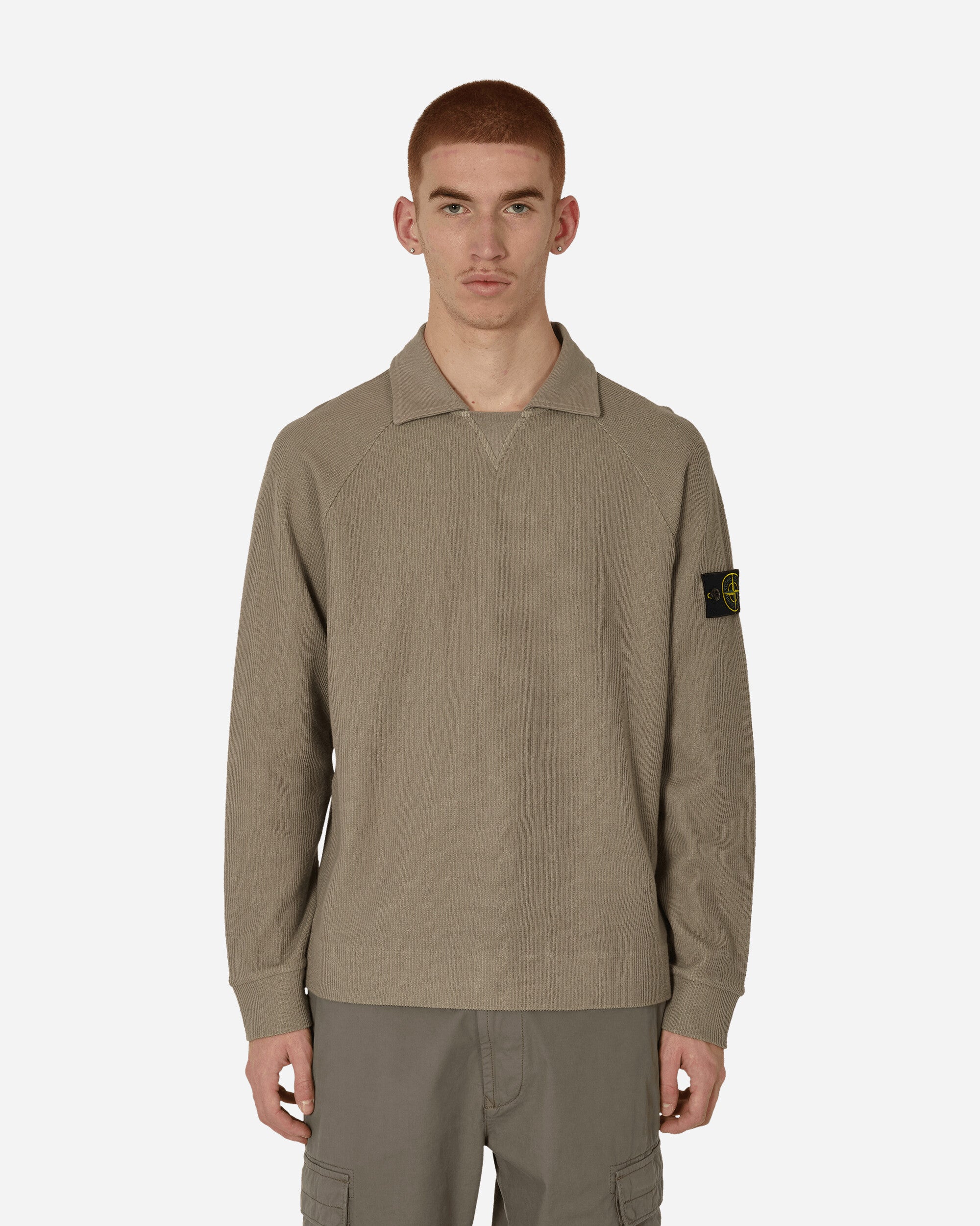 Stone Island Felpa Dove Grey T-Shirts Polo 801562756 V0092