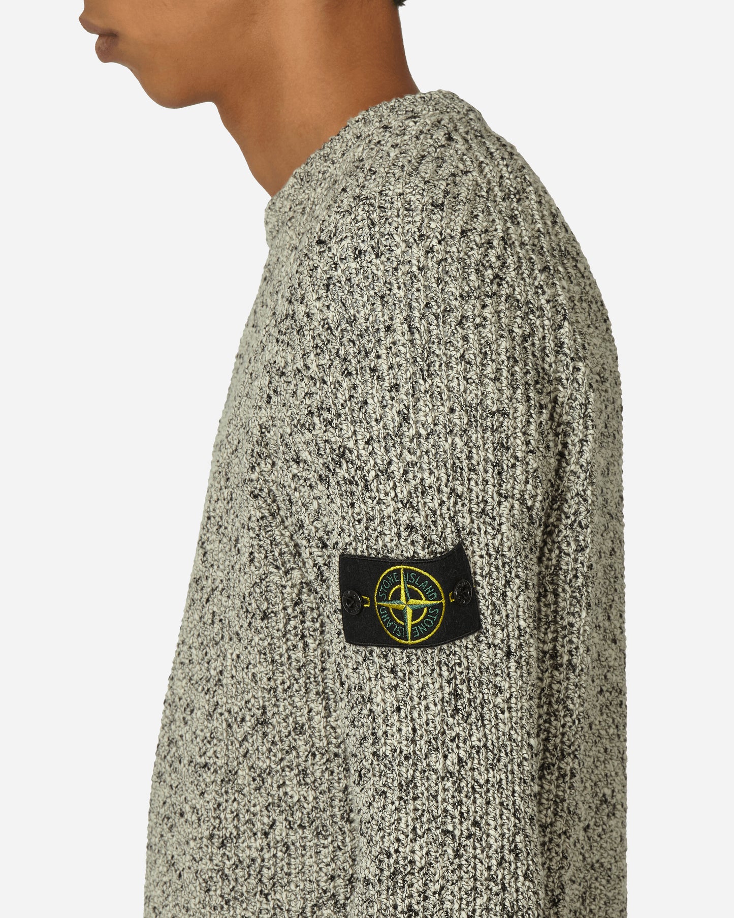 Stone Island Maglia White Knitwears Sweaters 8015531D1 V0001