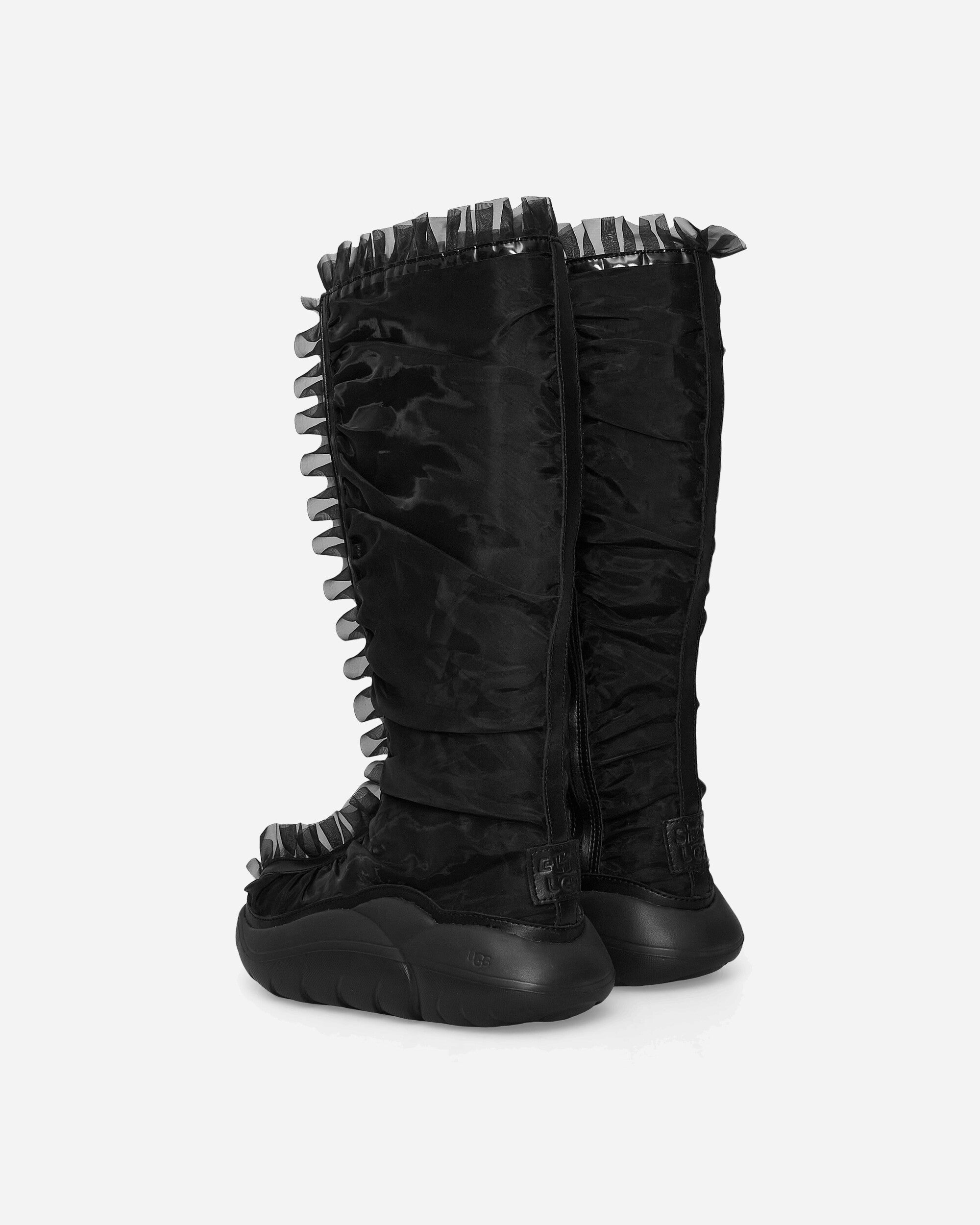 UGG Ugg Cs Ruffle Boot Tall Black Boots Mid Boot 1170914 BLK