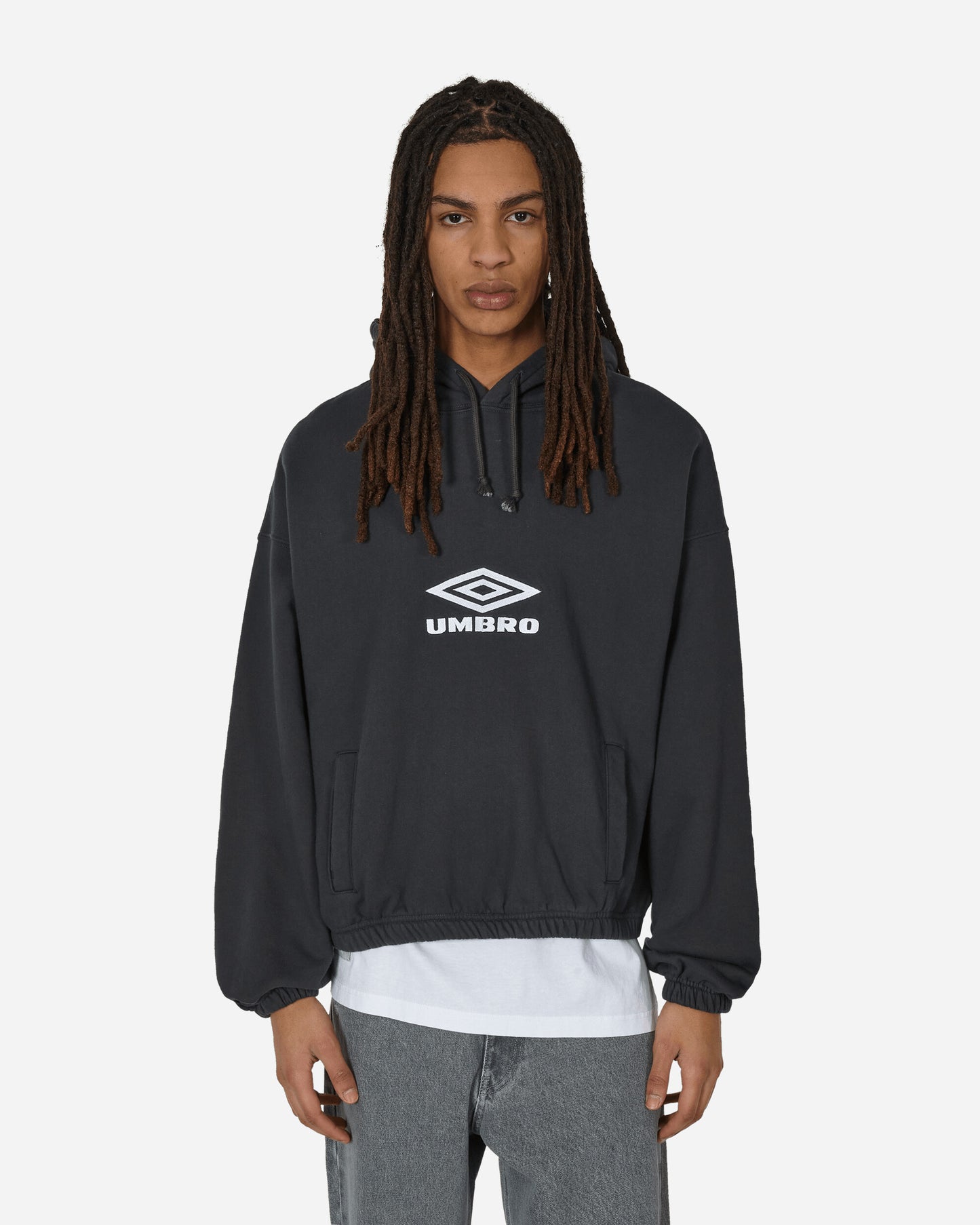 Umbro Masked Hoody Dark Grey Sweatshirts Hoodies UBMW020JY10 GRY0003