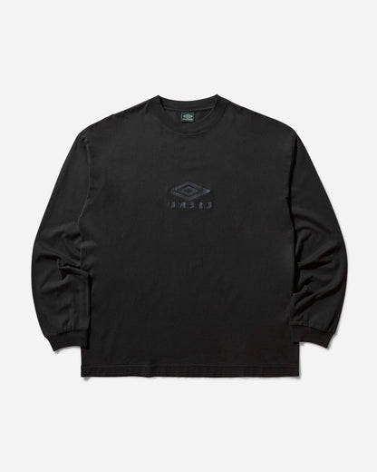 Umbro Og Logo Ls Shirt Washed Black T-Shirts Top UBMW0237JY54 BLK0020