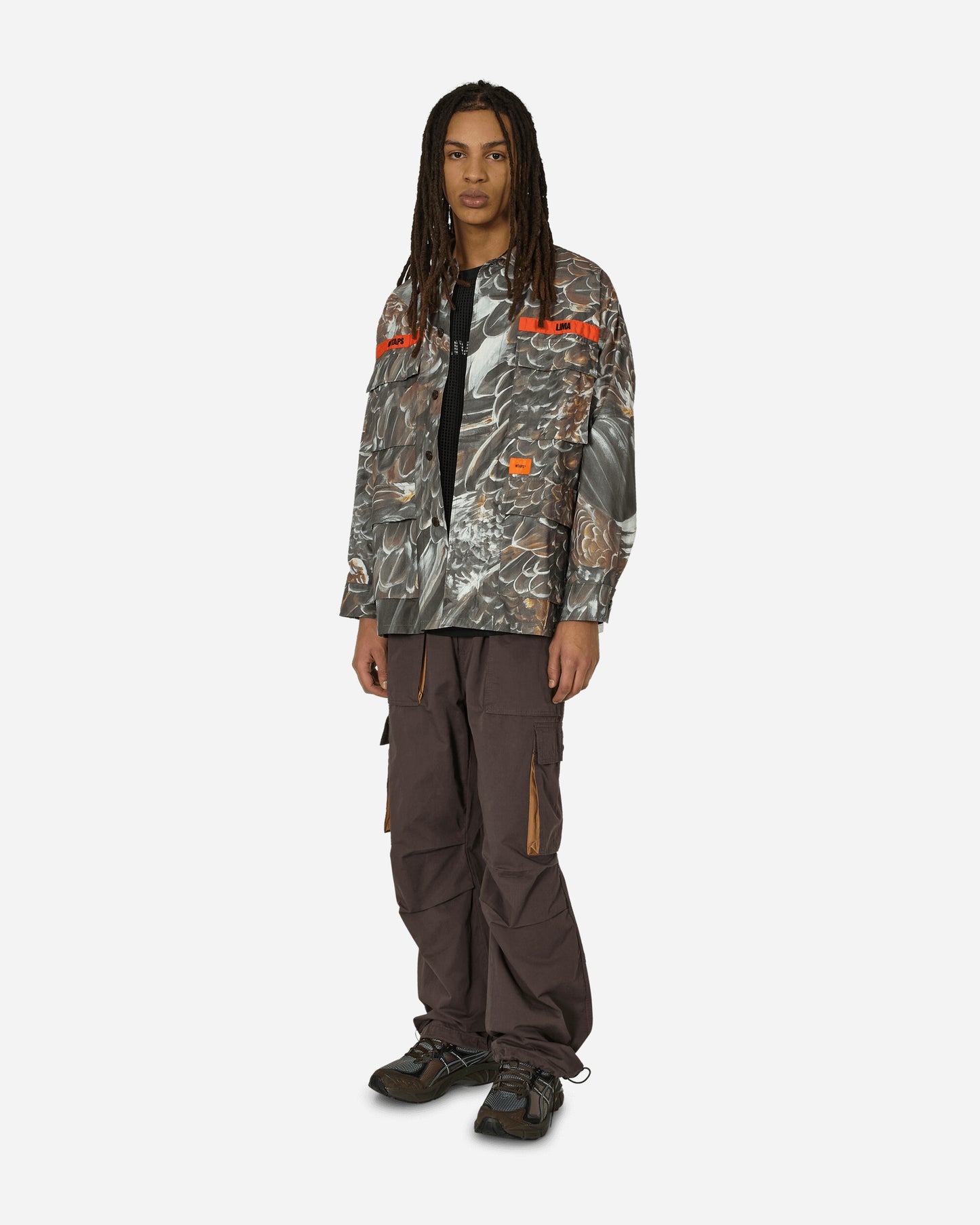 WTAPS Dt Shirts Wed Camo Shirts Longsleeve Shirt 241WVDT-SHM02 WCM