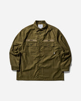 WTAPS Shirts 10 Olive Drab Shirts Longsleeve Shirt 242WVDT-SHM01 002