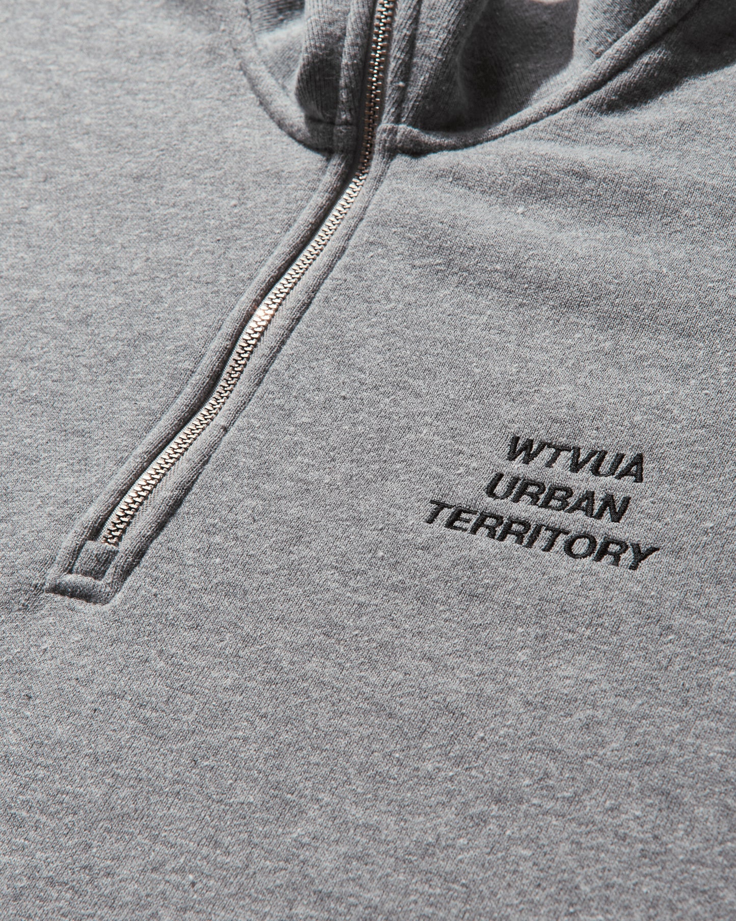 WTAPS Cut & Sewn 20 Ash Gray Sweatshirts Zip-Ups 242ATDT-CSM20 001