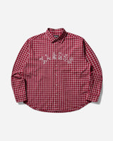 XLARGE Patch Logo Plaid L/S Shirt Burgundy Shirts Longsleeve Shirt 201251014006S 31