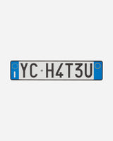 Youth Club Yc License Plate Black Home Decor Design Items LICENSEPLATE-PLATE BLACK