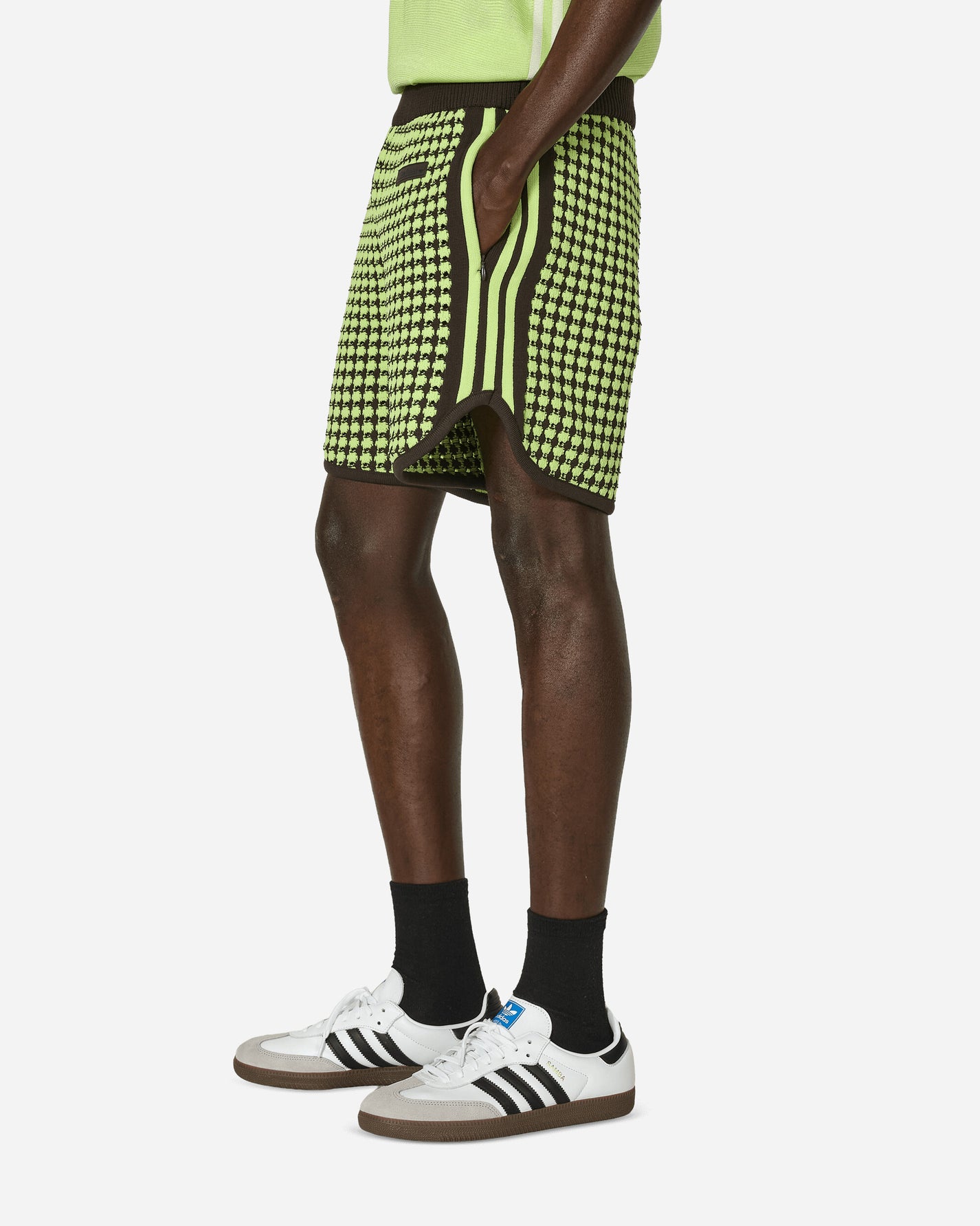 adidas Wb Crochet Shrt Frozen Yellow/Night Brown Shorts Short IY2048