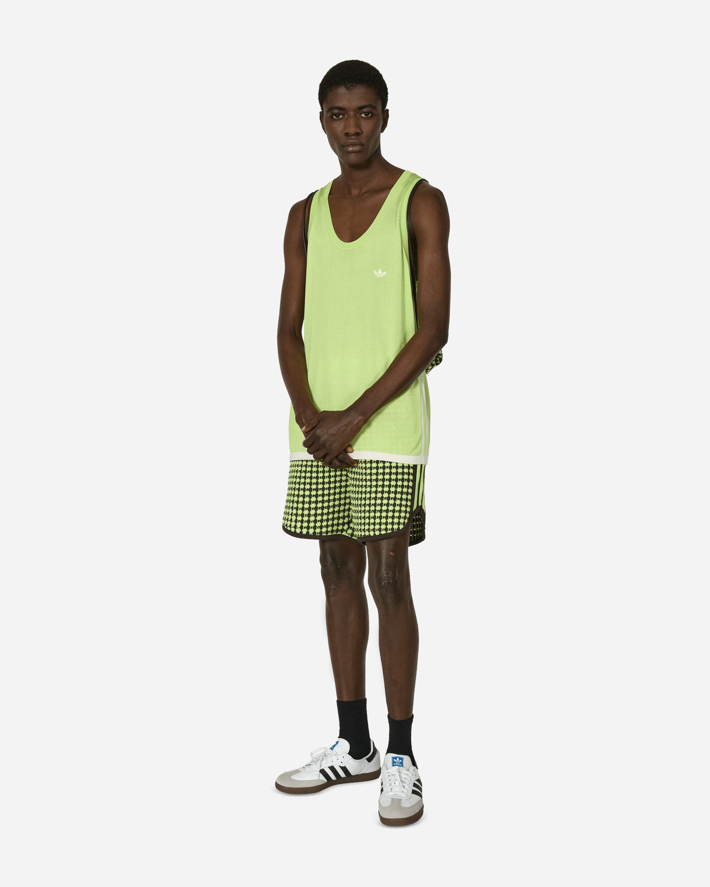 adidas Wb Crochet Shrt Frozen Yellow/Night Brown Shorts Short IY2048