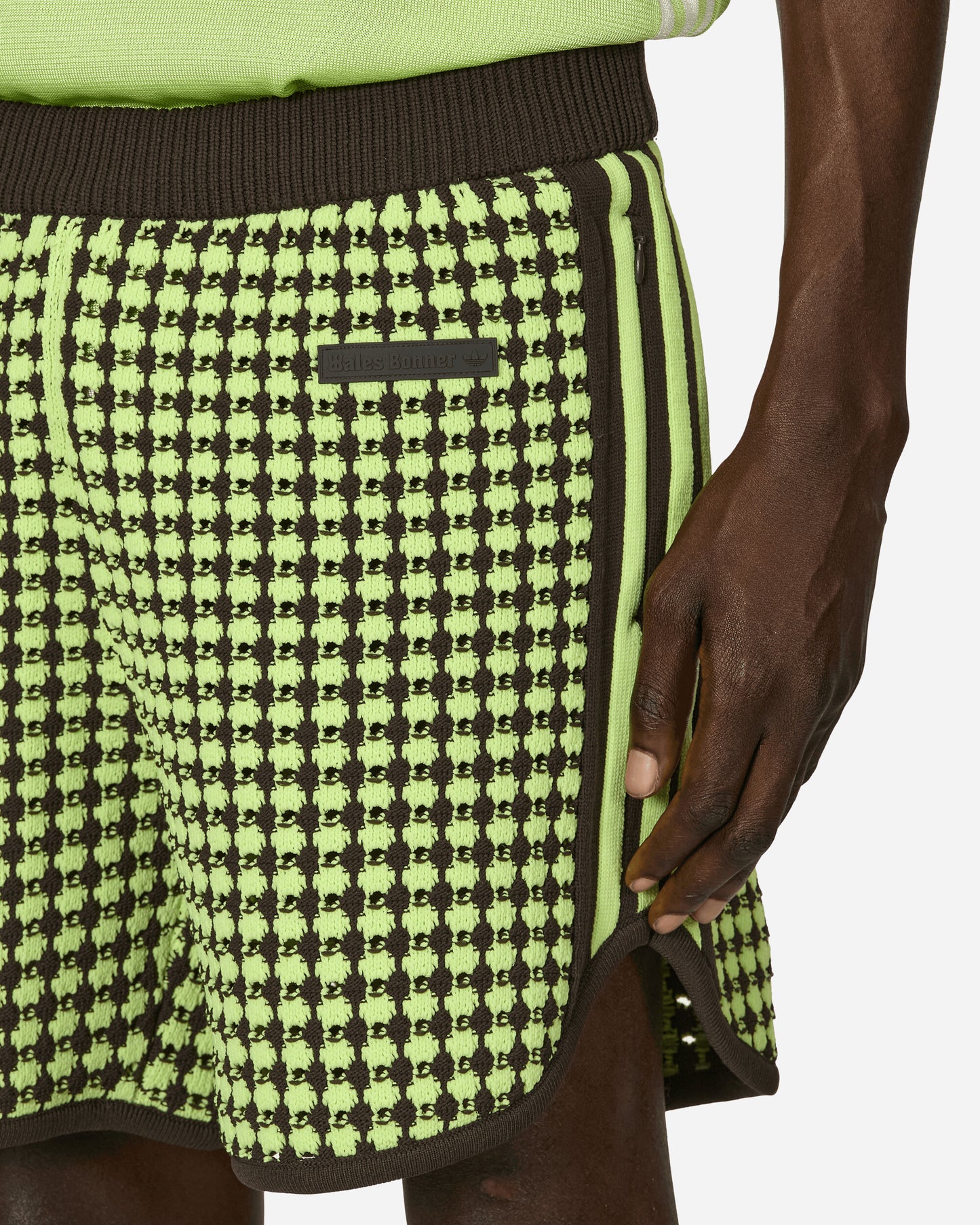 adidas Wb Crochet Shrt Frozen Yellow/Night Brown Shorts Short IY2048