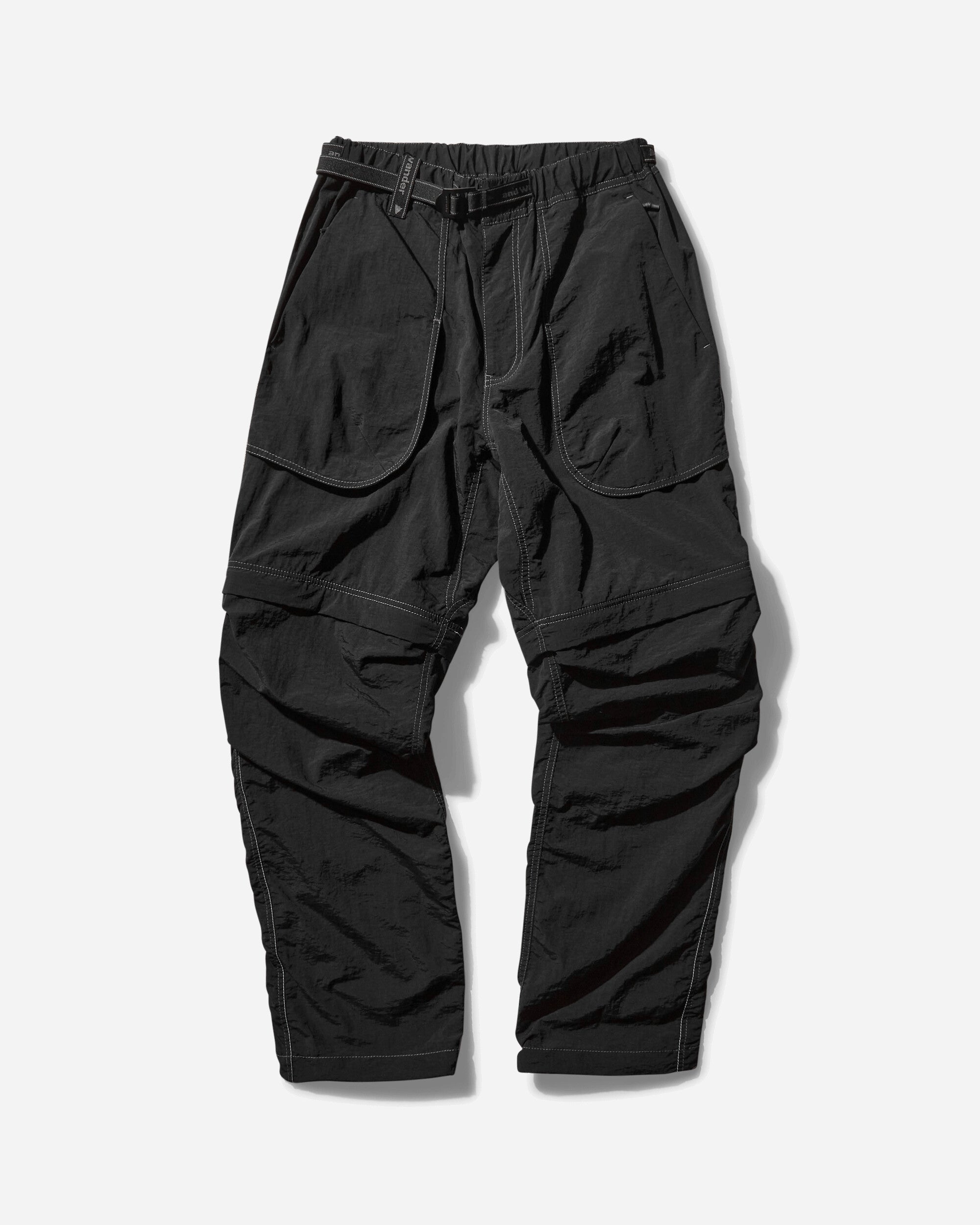 and wander 35 Ny Taffeta Hiker 2Way Pants black Pants Casual 5744252130 010