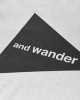 and wander 83 And Wander Big Logo Ss T White T-Shirts Shortsleeve 5745184095 030