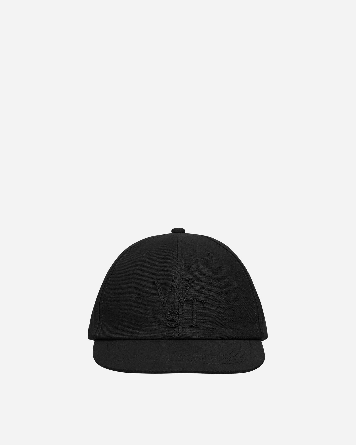 sacai Wtaps Cotton Back Satin Cap Black Hats Caps 25-0931S 001