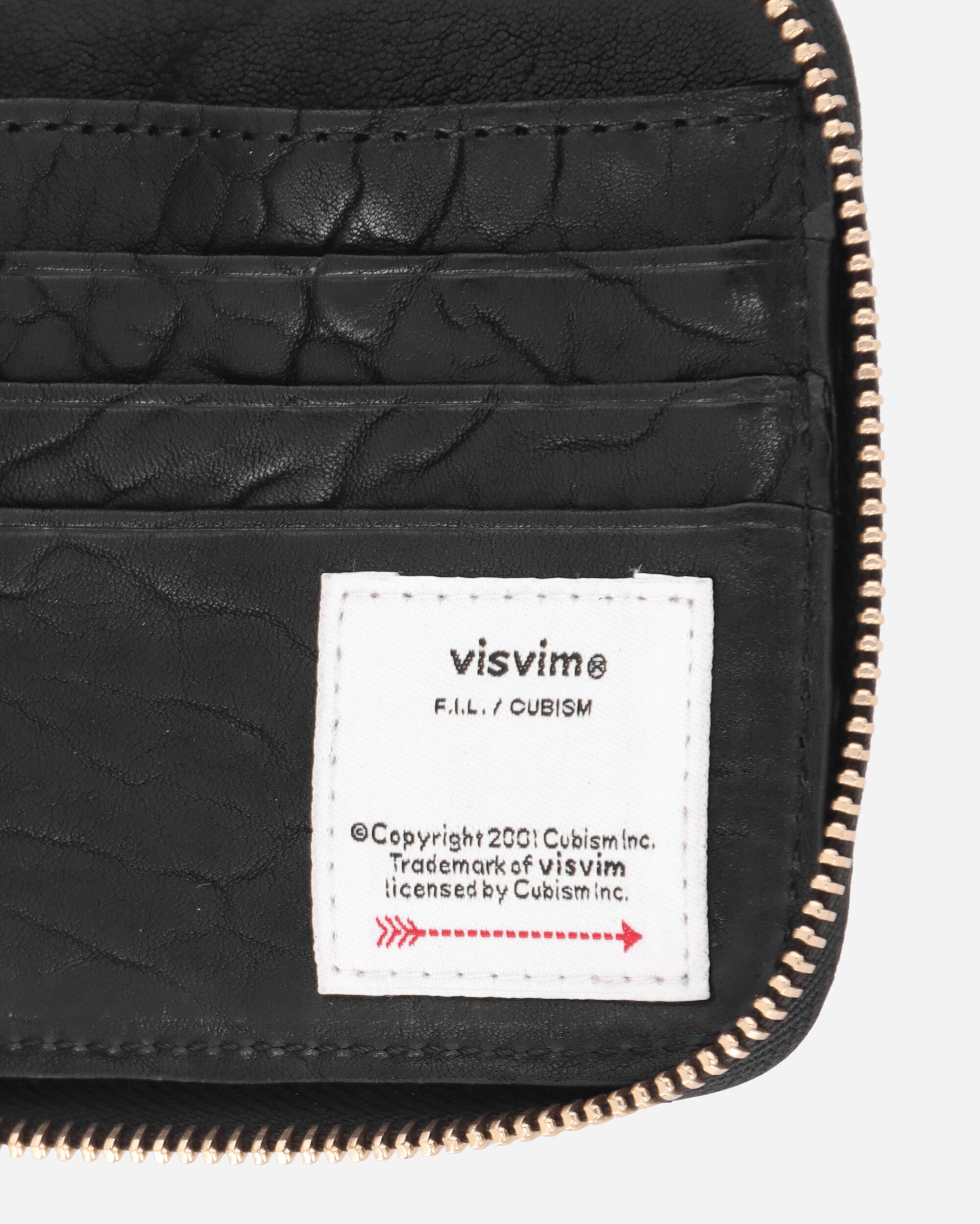 visvim Leather Bi-Fold Black Wallets and Cardholders Wallets 0124203003024 BLACK