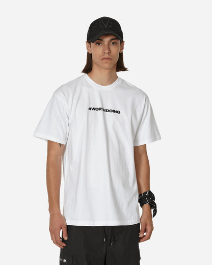 4 Worth Doing 4X2 T-Shirt White T-Shirts Shortsleeve 4WDSS23SS2 WHITE